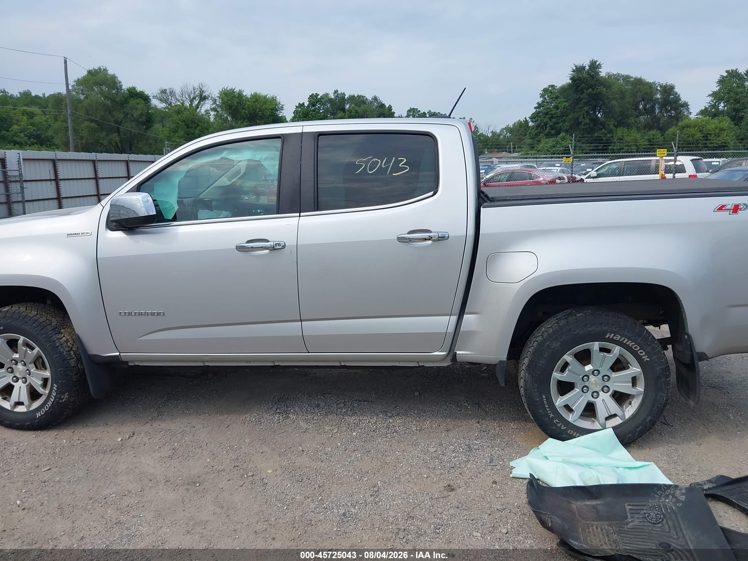 2017 Chevrolet Colorado 4wd Lt Champagne vin: 1GCPTCE19H1149439