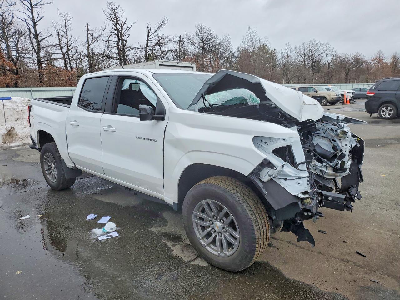 2023 Chevrolet Colorado Lt White vin: 1GCPTCEK5P1166603