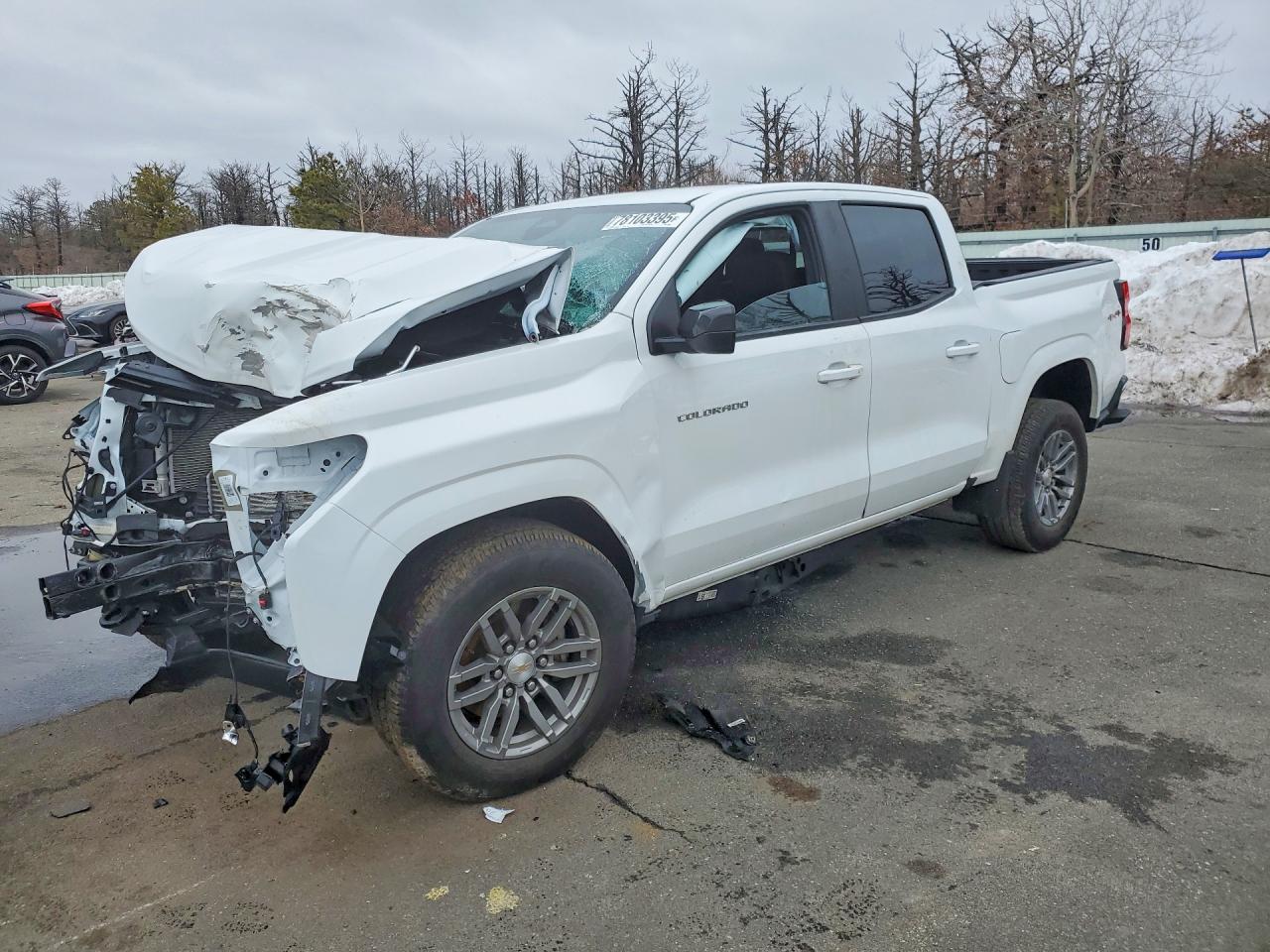 2023 Chevrolet Colorado Lt White vin: 1GCPTCEK5P1166603