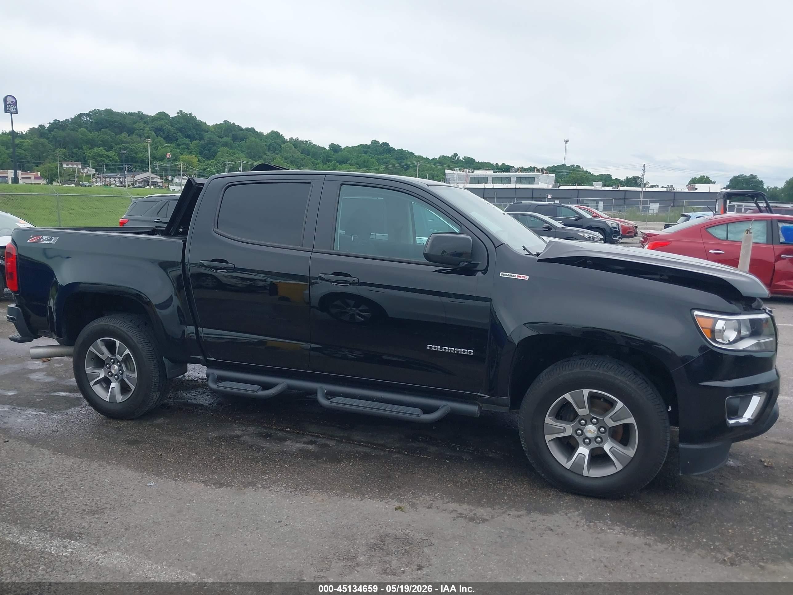 2016 Chevrolet Colorado Z71 Black vin: 1GCPTDE18G1208310