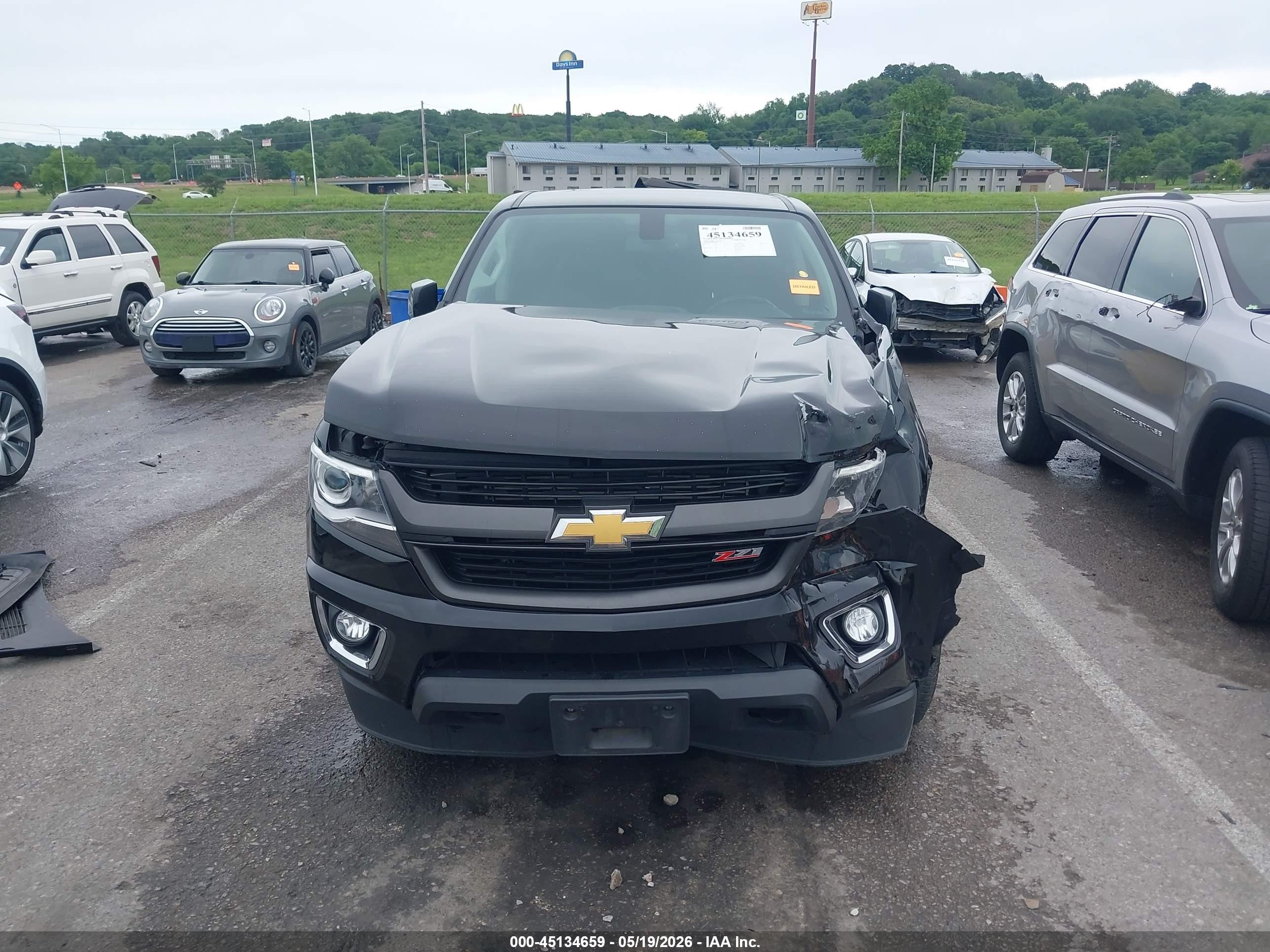 2016 Chevrolet Colorado Z71 Black vin: 1GCPTDE18G1208310