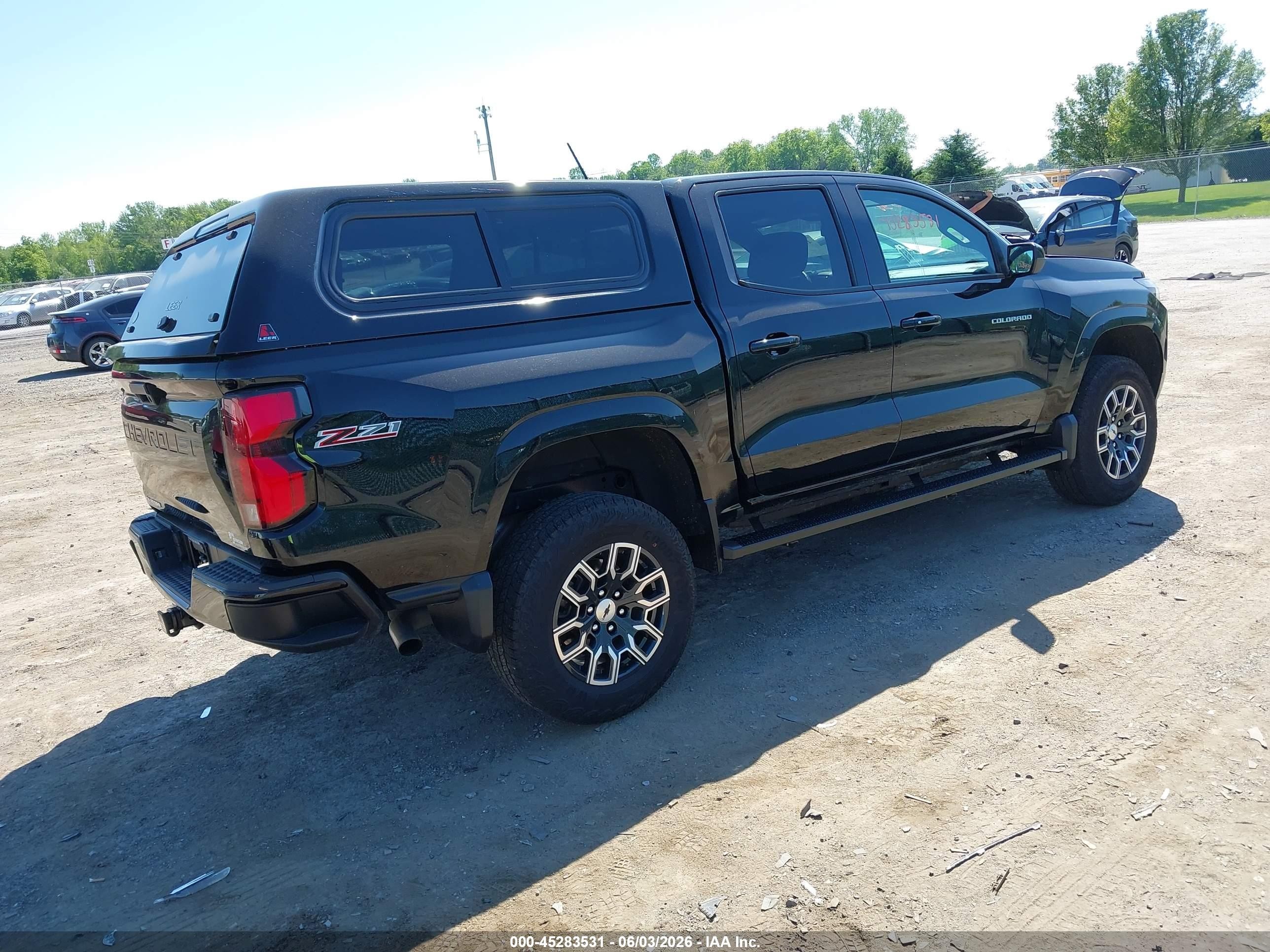 2024 Chevrolet Colorado 4wd Z71 Black vin: 1GCPTDEK9R1156262