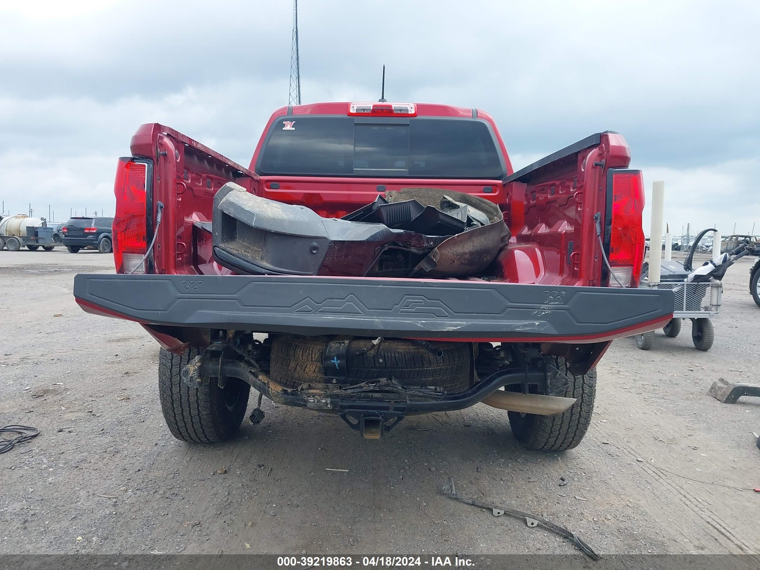 2023 Chevrolet Colorado 4wd  Short Box Trail Boss Red vin: 1GCPTEEK1P1201410