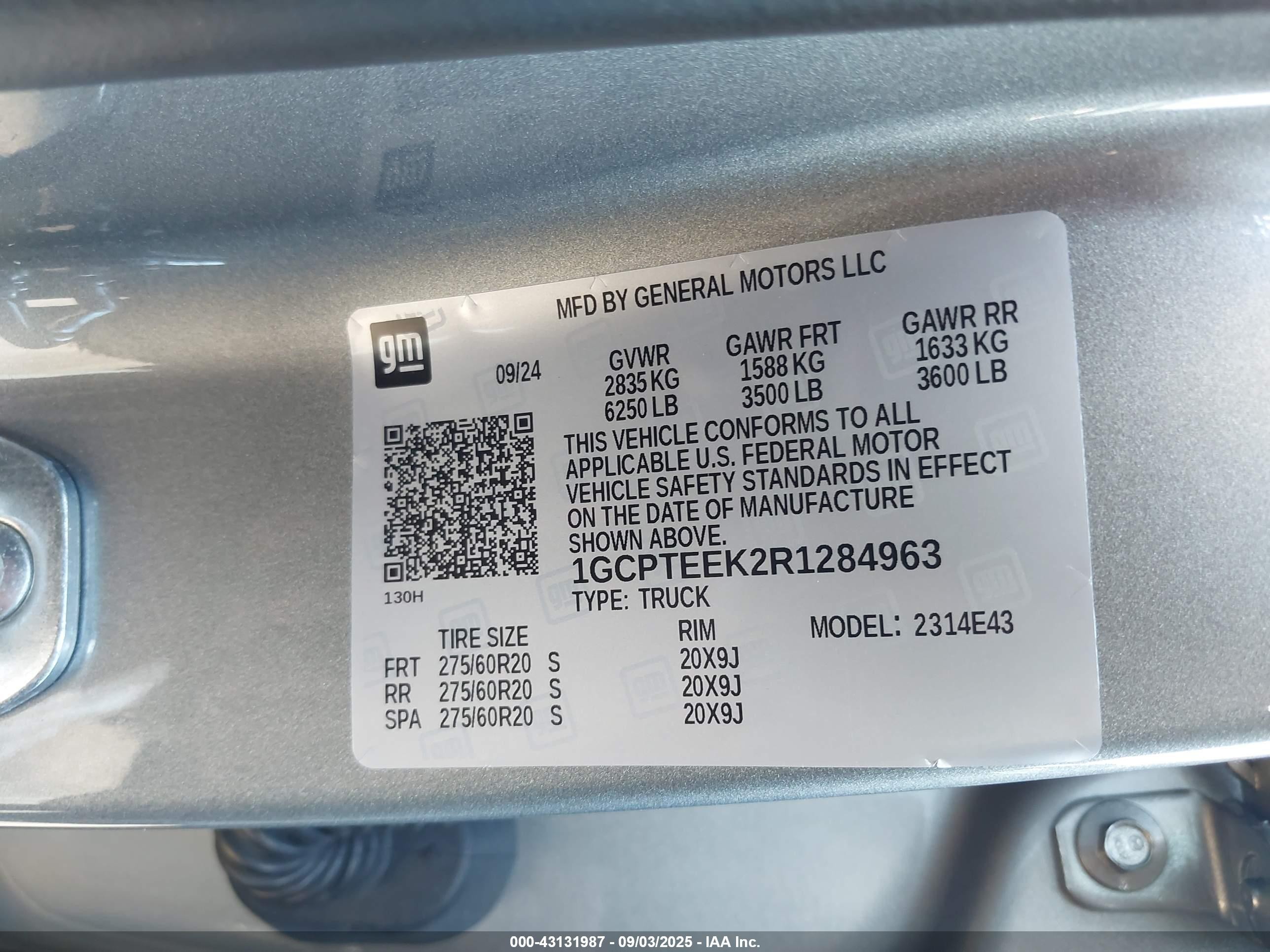 2024 Chevrolet Colorado 4wd Trail Boss Silver vin: 1GCPTEEK2R1284963