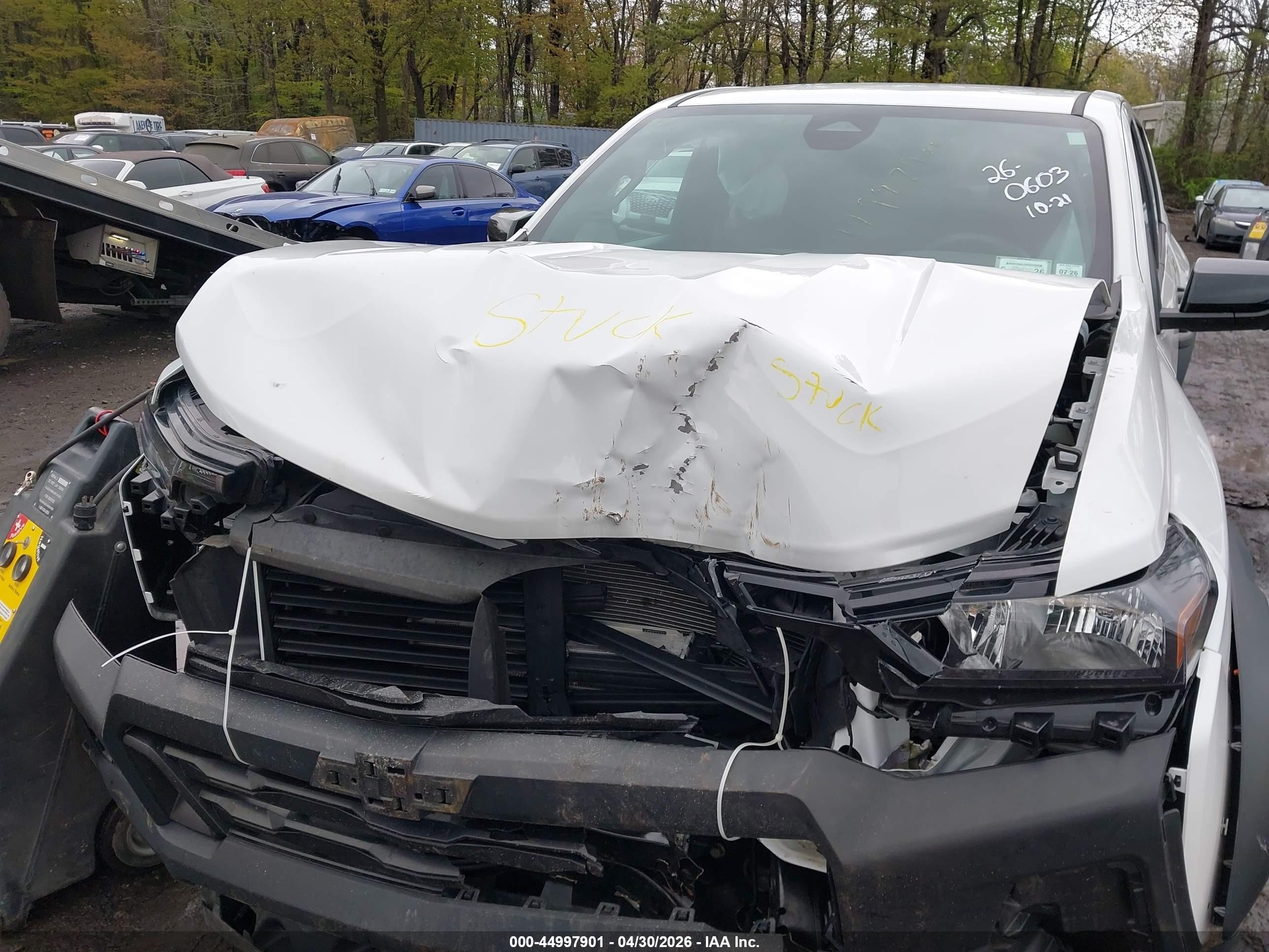 2024 Chevrolet Colorado 4wd Trail Boss White vin: 1GCPTEEK6R1121765