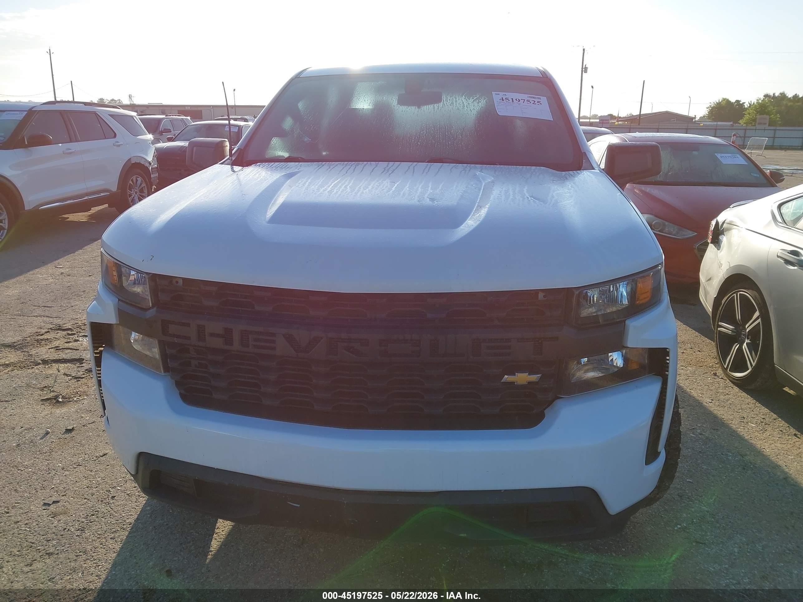 2019 Chevrolet Silverado 1500 Work Truck White vin: 1GCPWAEH2KZ418205