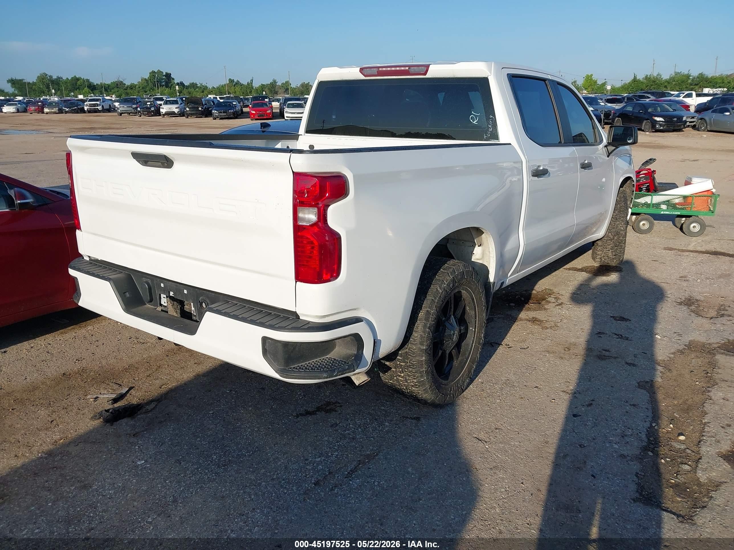 2019 Chevrolet Silverado 1500 Work Truck White vin: 1GCPWAEH2KZ418205