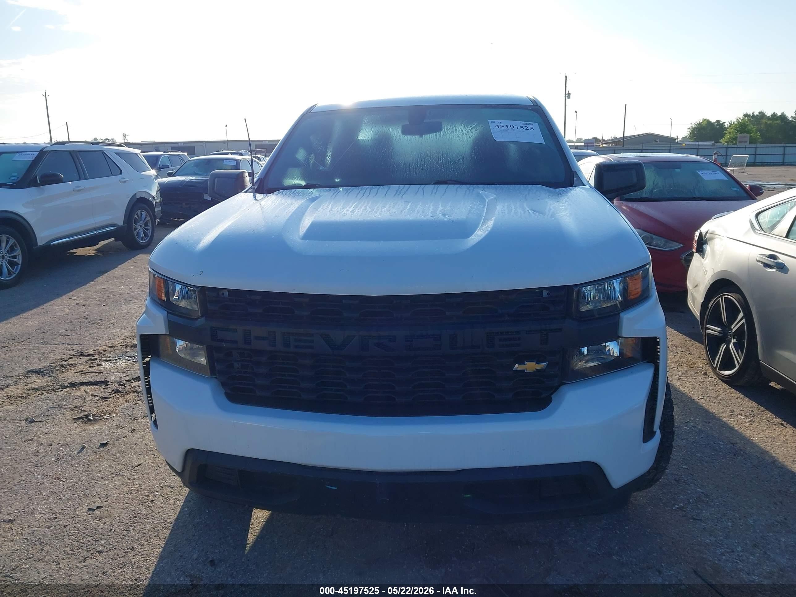 2019 Chevrolet Silverado 1500 Work Truck White vin: 1GCPWAEH2KZ418205