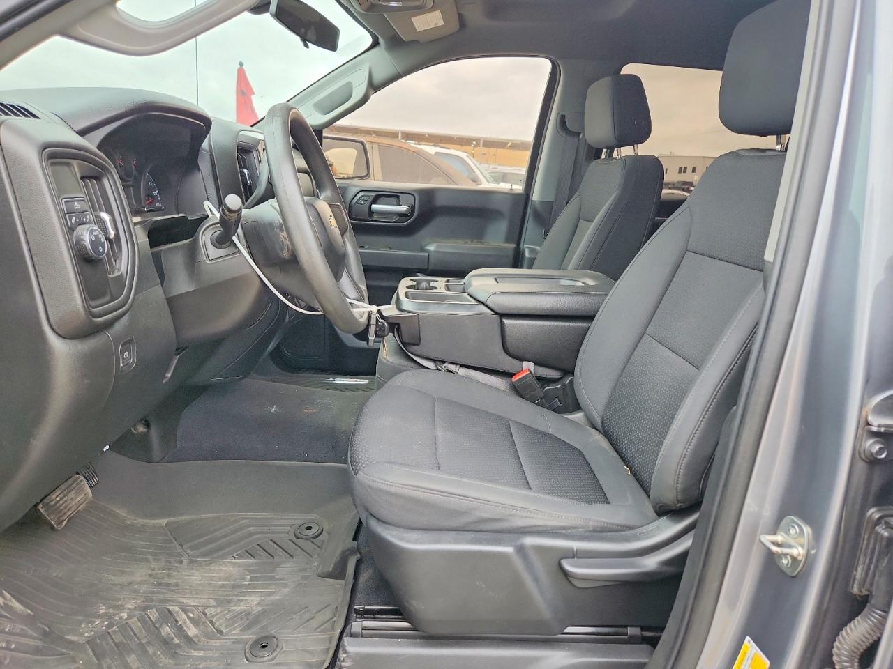 2021 Chevrolet Silverado C1500 Custom Gray vin: 1GCPWBEK2MZ222298