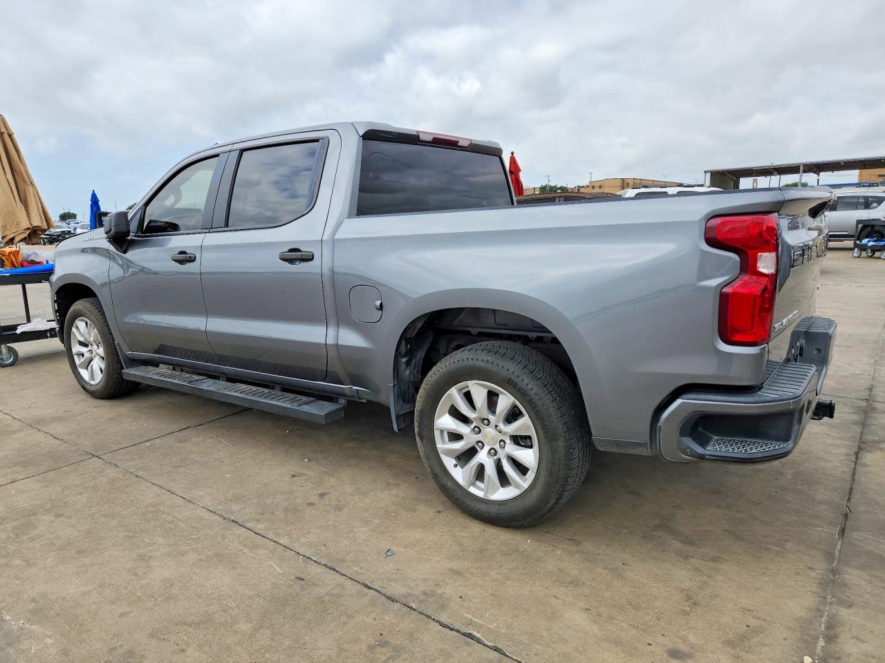 2021 Chevrolet Silverado C1500 Custom Gray vin: 1GCPWBEK2MZ222298