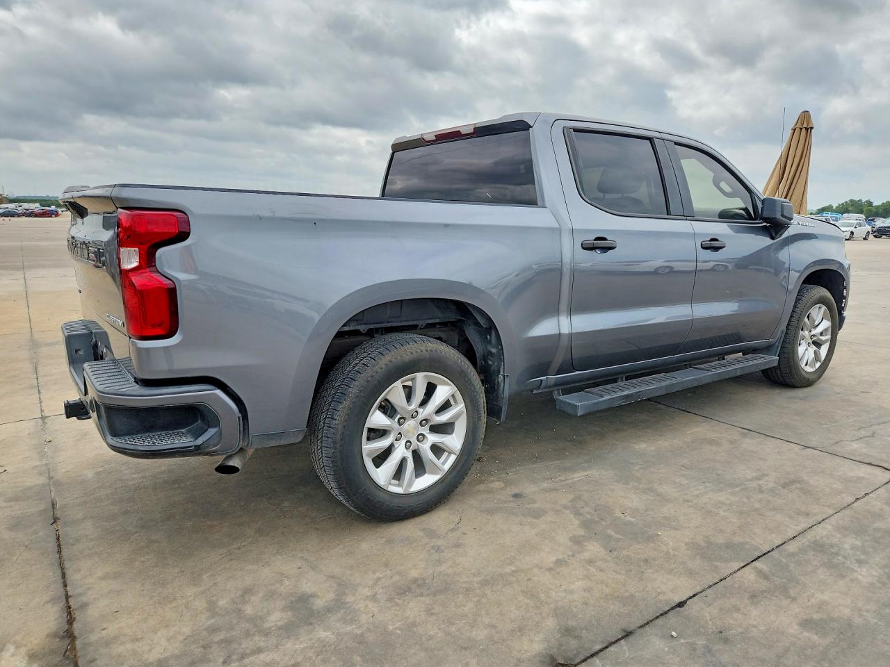 2021 Chevrolet Silverado C1500 Custom Gray vin: 1GCPWBEK2MZ222298