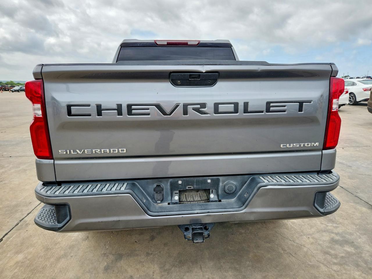 2021 Chevrolet Silverado C1500 Custom Gray vin: 1GCPWBEK2MZ222298