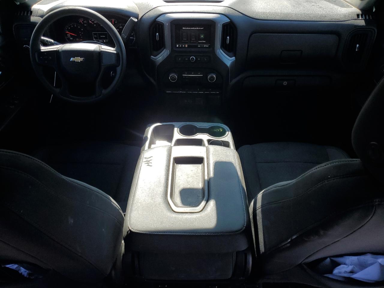 2022 Chevrolet Silverado Ltd C1500 Custom   Black vin: 1GCPWBEK9NZ106324