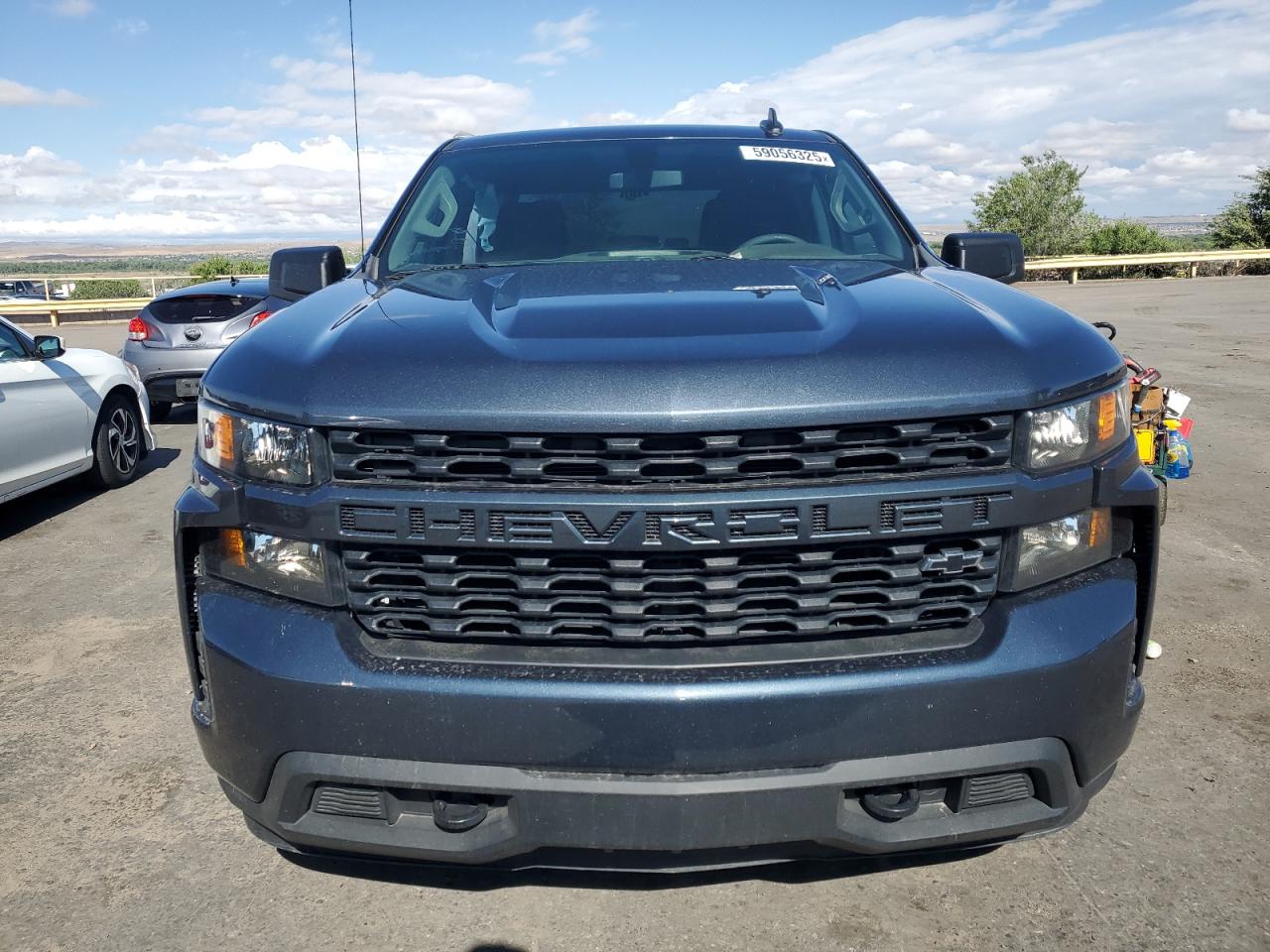 2022 Chevrolet Silverado Ltd C1500 Custom   Black vin: 1GCPWBEK9NZ106324