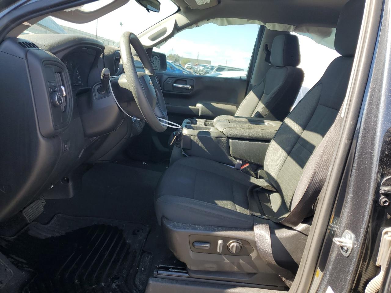 2022 Chevrolet Silverado Ltd C1500 Custom   Black vin: 1GCPWBEK9NZ106324