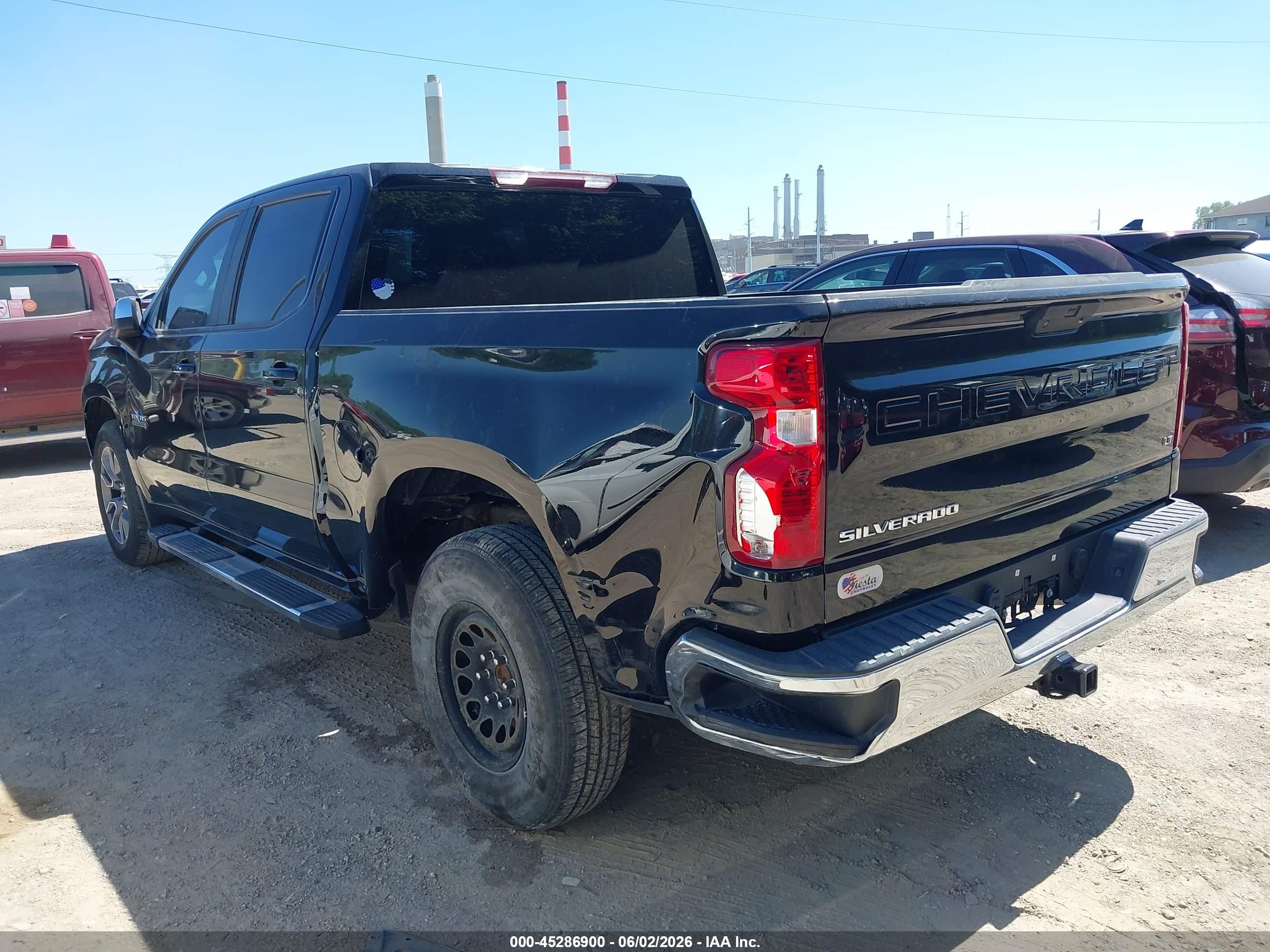 2021 Chevrolet Silverado 1500 2wd  Short Bed Lt Черный vin: 1GCPWCED0MZ396992