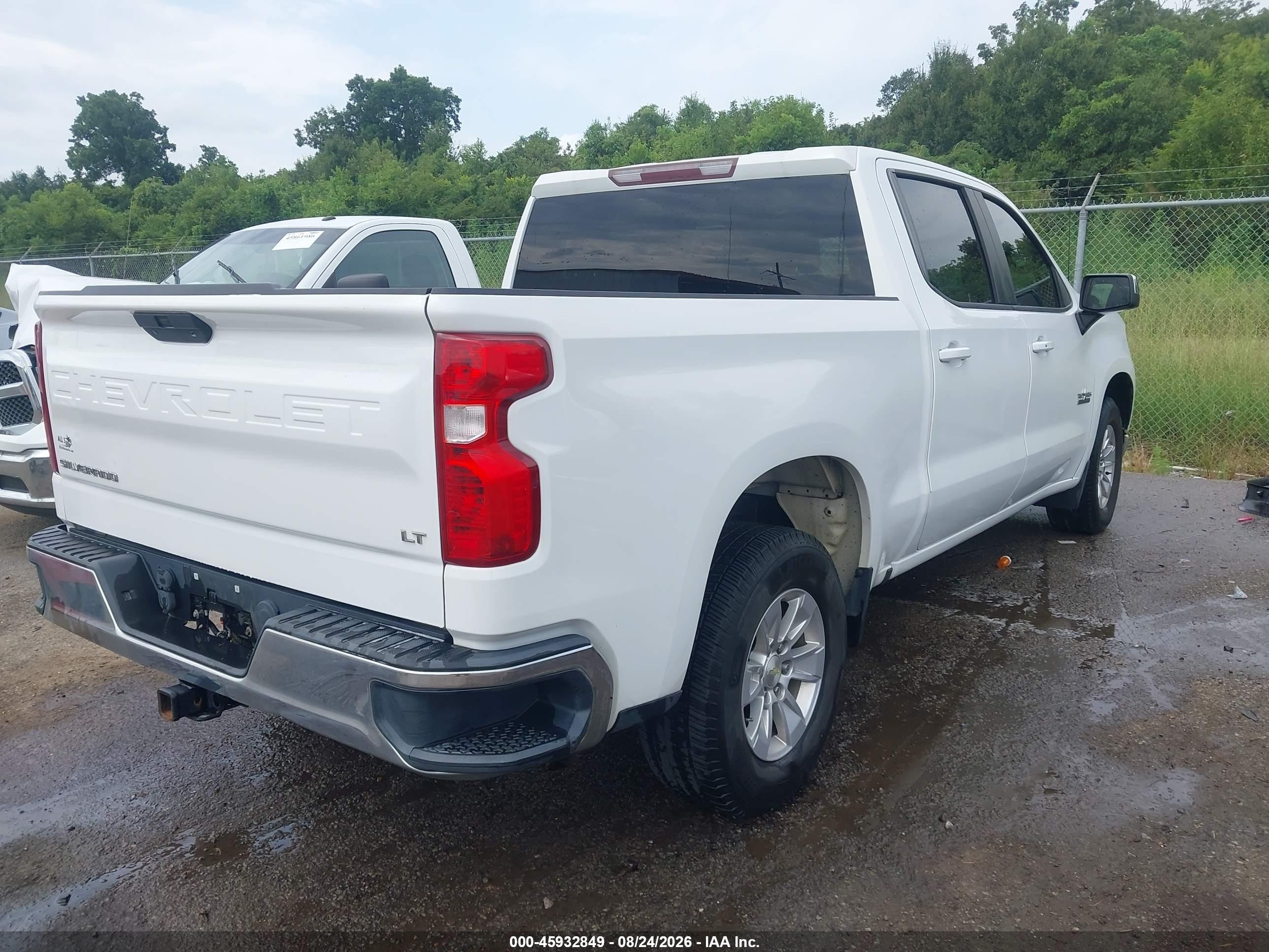 2020 Chevrolet Silverado 1500 White vin: 1GCPWCED2LZ173173