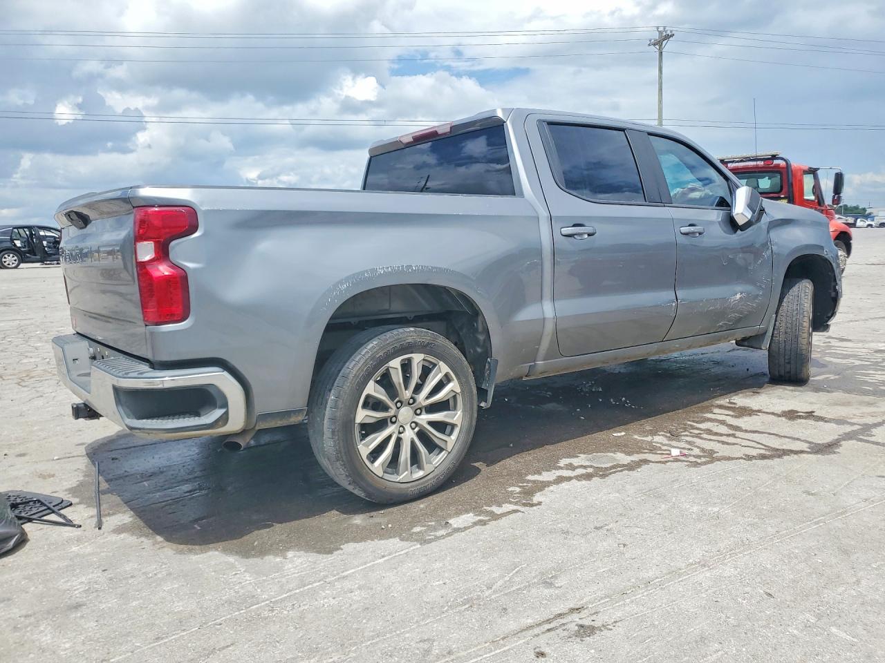 2021 Chevrolet Silverado C1500 Lt Gray vin: 1GCPWCEDXMZ128337