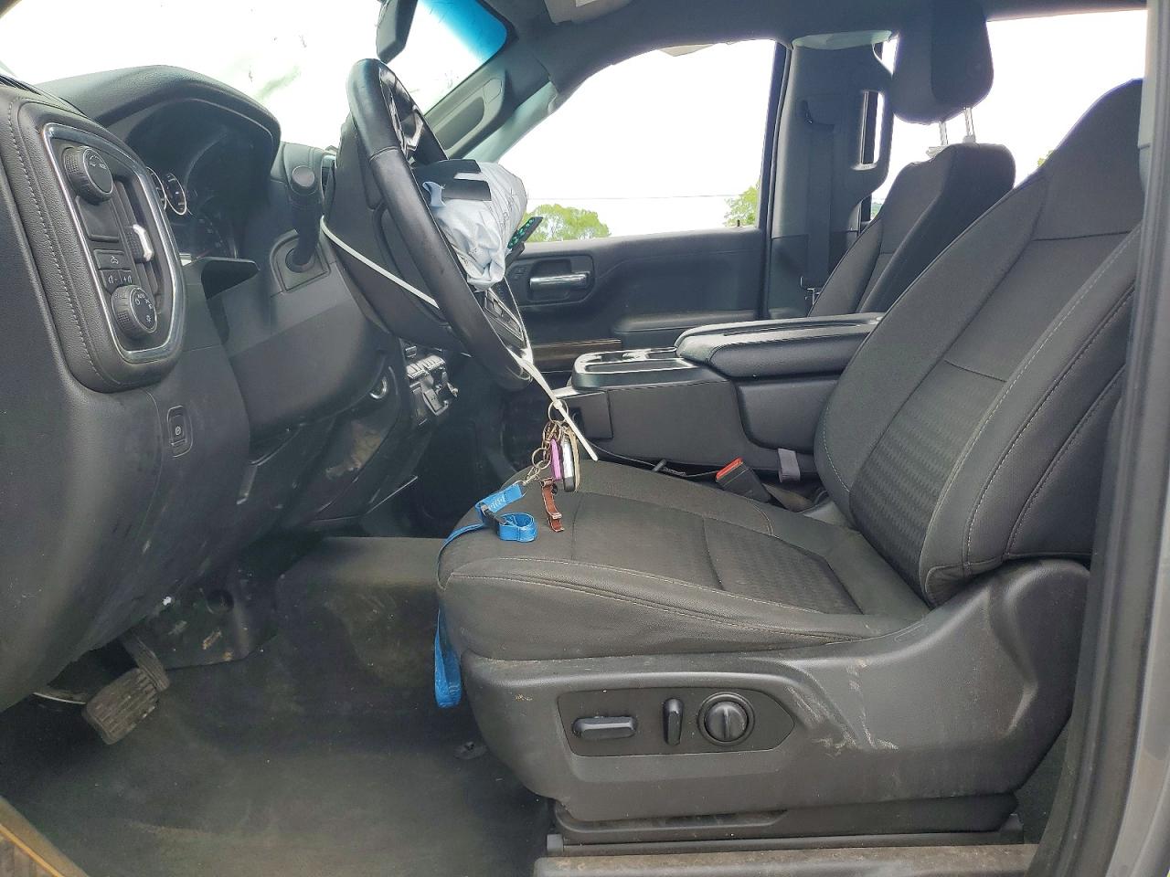 2021 Chevrolet Silverado C1500 Lt Gray vin: 1GCPWCEDXMZ128337