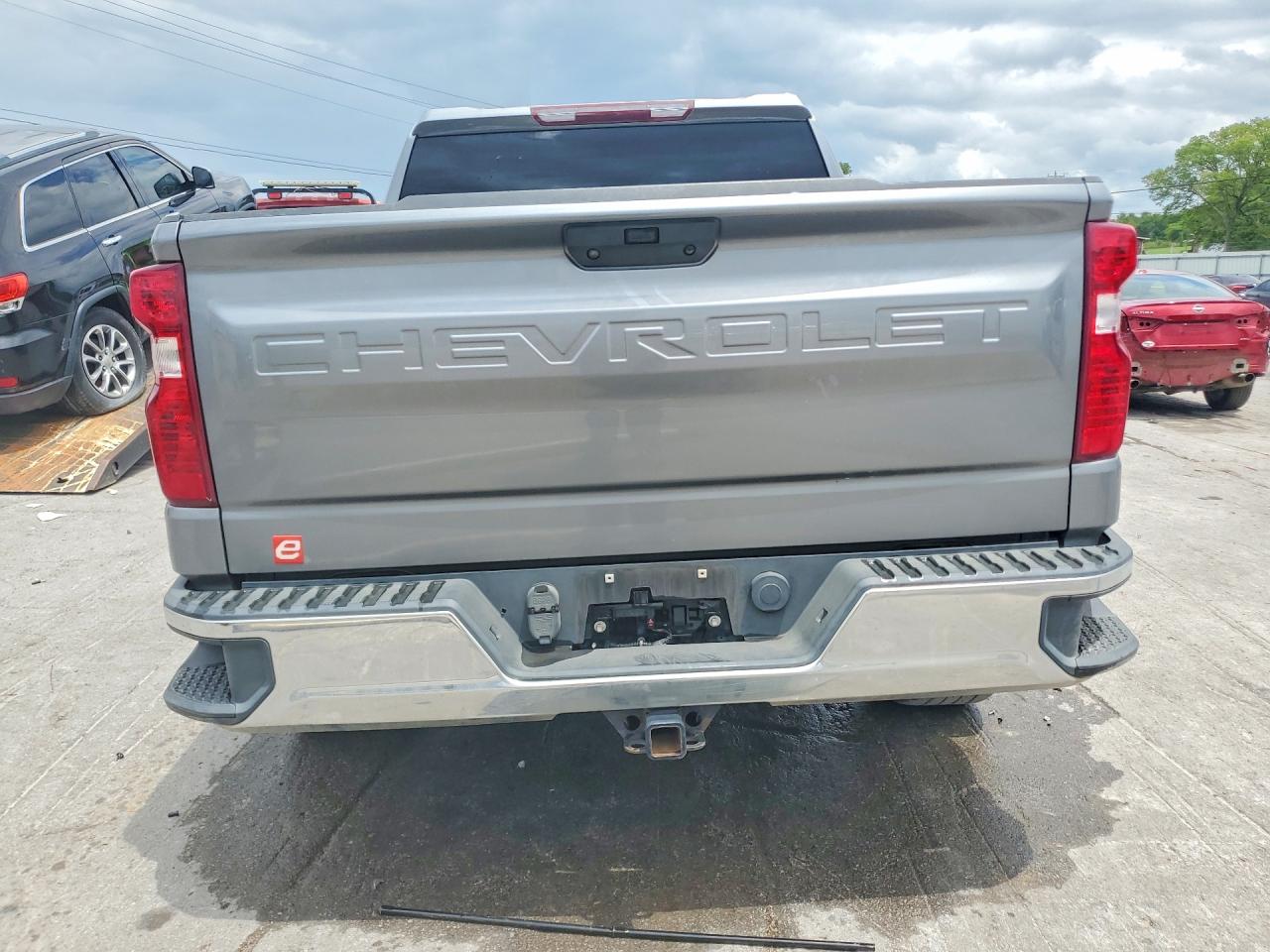 2021 Chevrolet Silverado C1500 Lt Gray vin: 1GCPWCEDXMZ128337