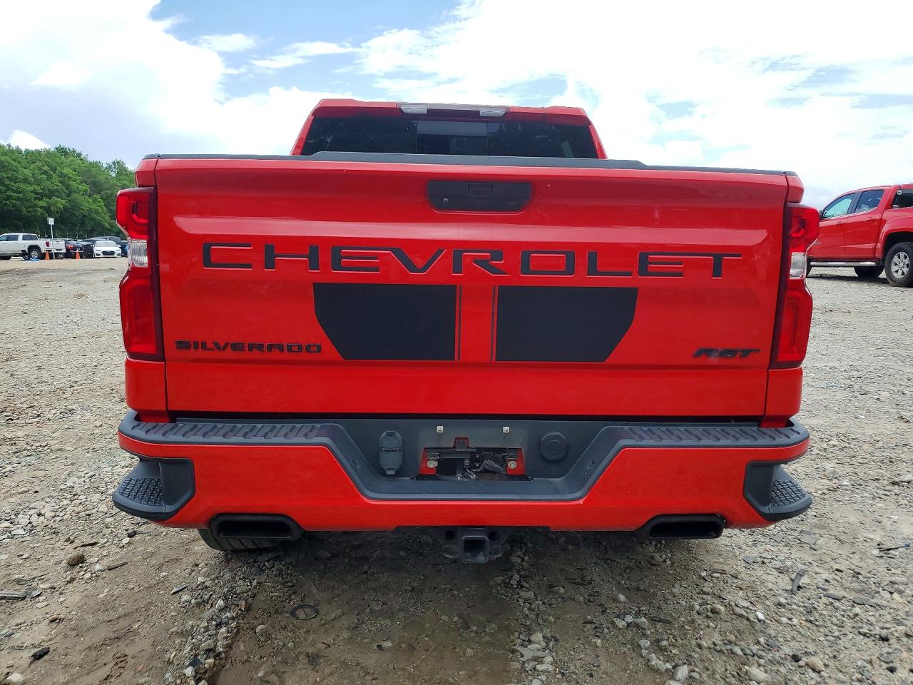 2020 Chevrolet Silverado C1500 Rst Red vin: 1GCPWDED9LZ291842