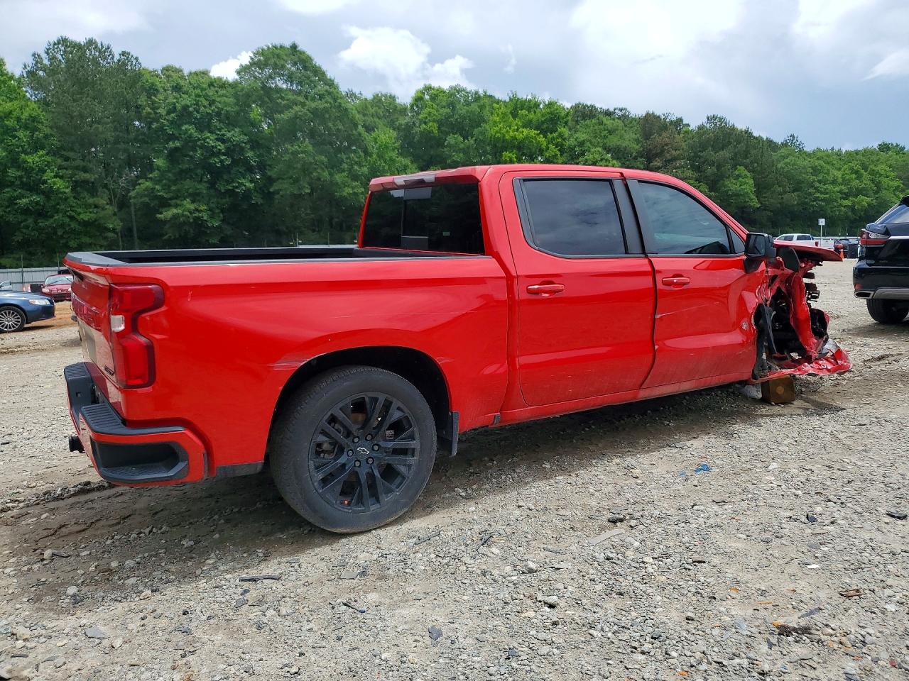 2020 Chevrolet Silverado C1500 Rst Red vin: 1GCPWDED9LZ291842
