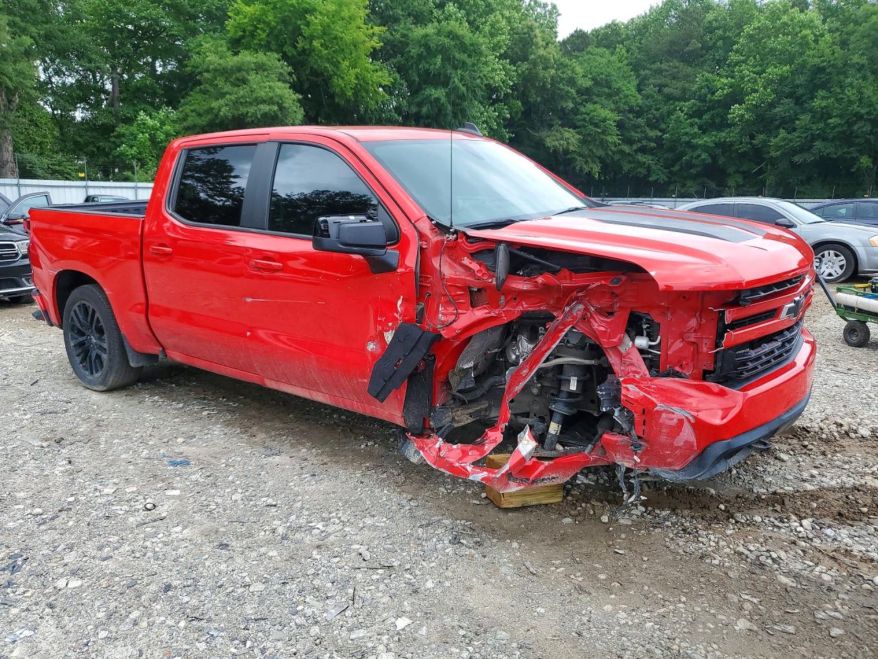 2020 Chevrolet Silverado C1500 Rst Red vin: 1GCPWDED9LZ291842