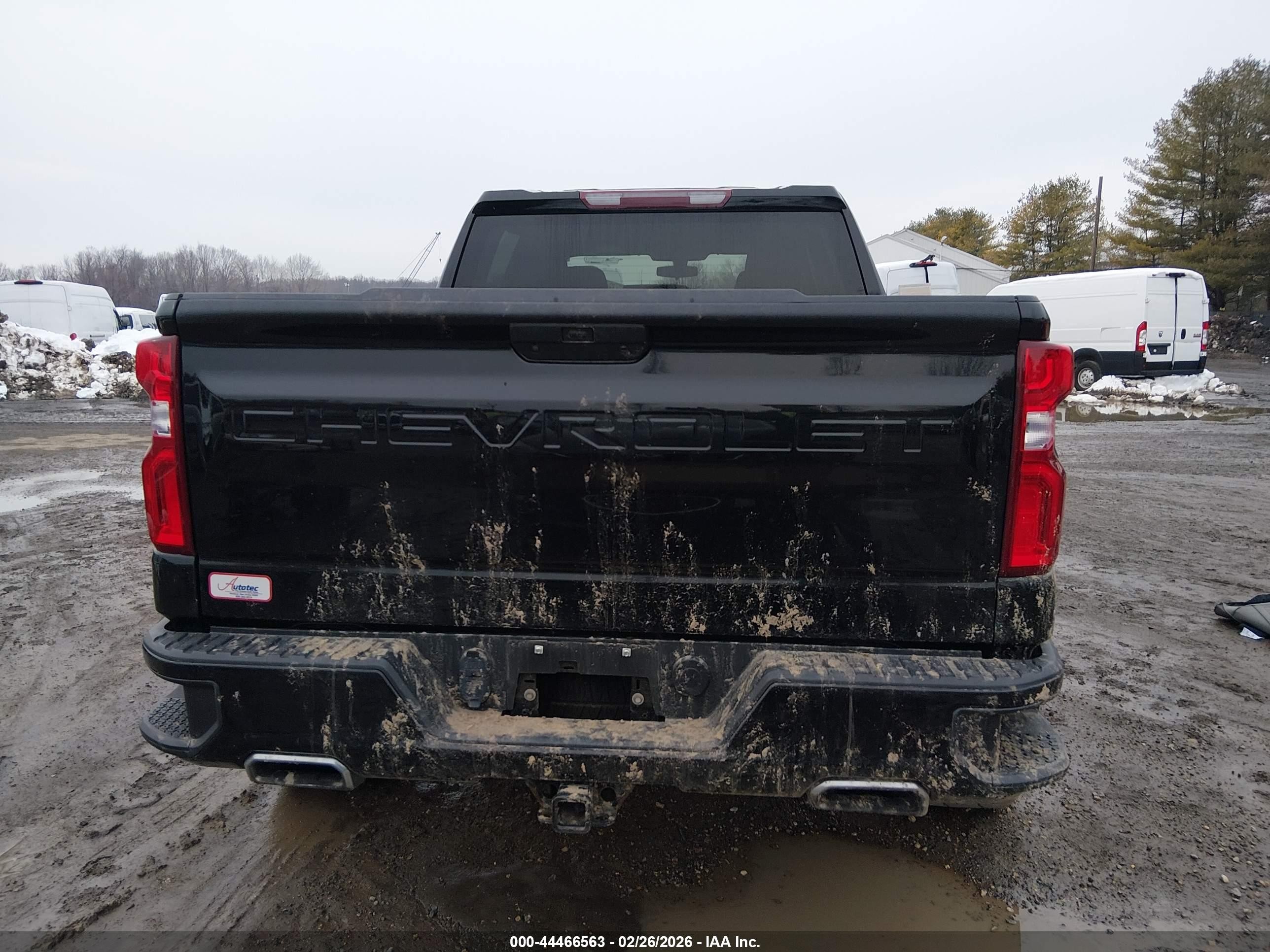 2021 Chevrolet Silverado 1500 4wd  Short Bed Custom Trail Boss Black vin: 1GCPYCEF8MZ254028