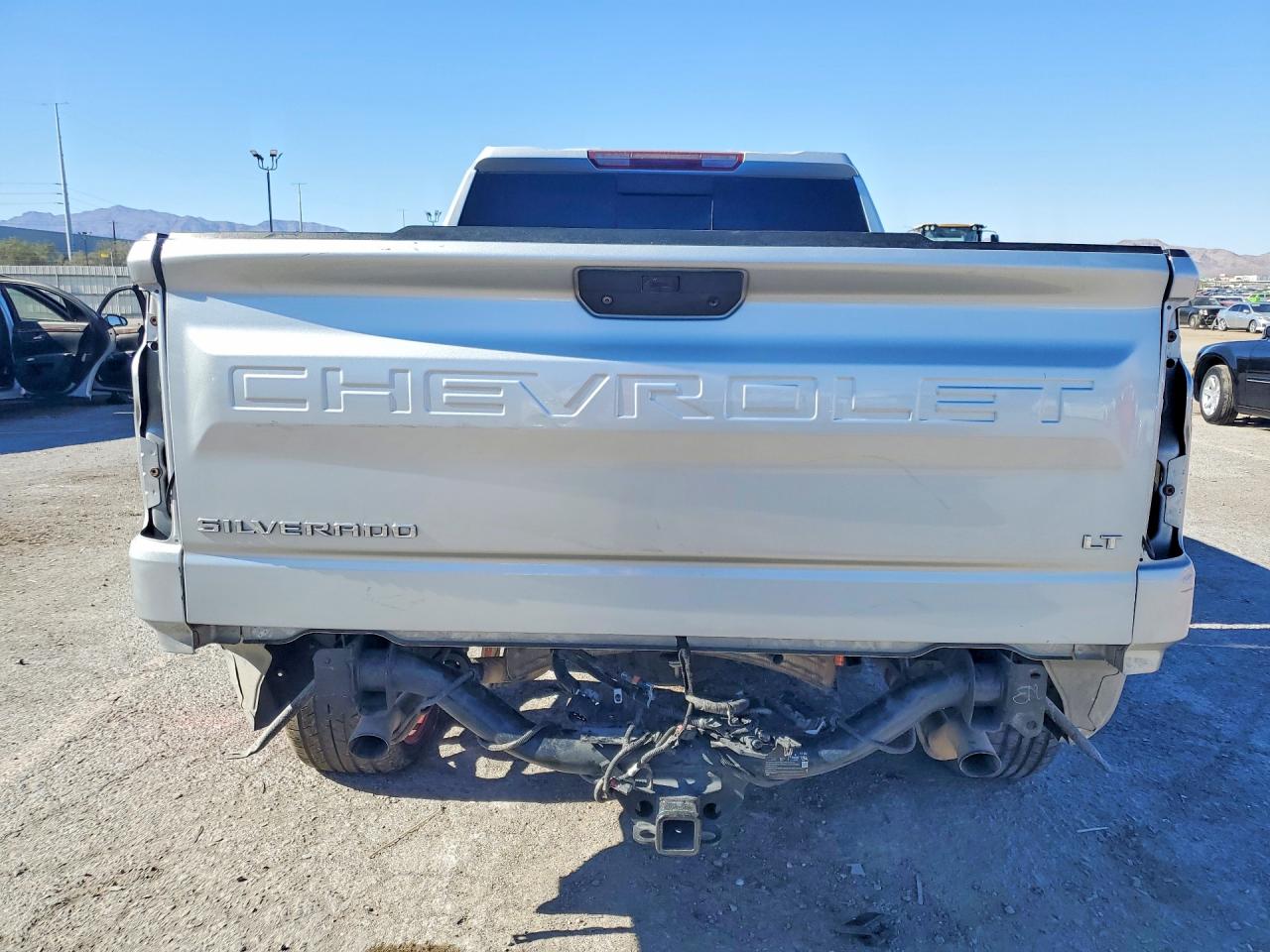 2021 Chevrolet Silverado K1500 Lt Trail Boss Silver vin: 1GCPYFED0MZ259479