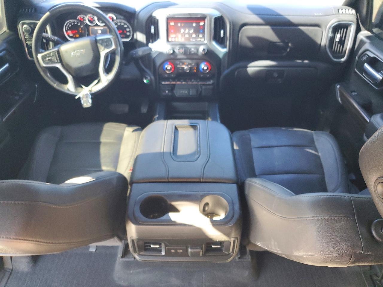 2021 Chevrolet Silverado K1500 Lt Trail Boss Silver vin: 1GCPYFED0MZ259479