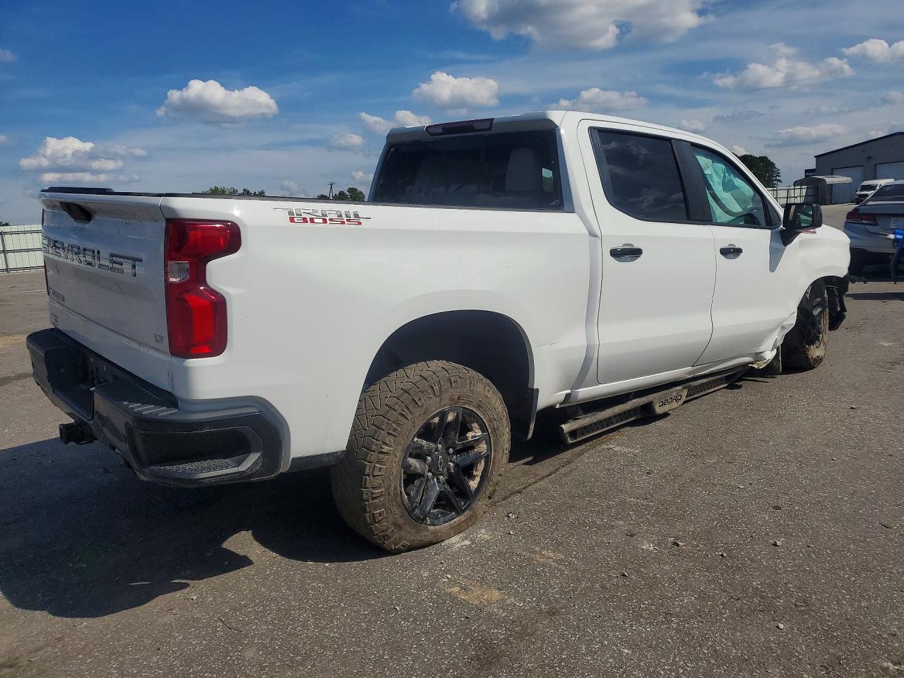 2021 Chevrolet Silverado K1500 Lt Trail Boss Белый vin: 1GCPYFEL5MZ261459
