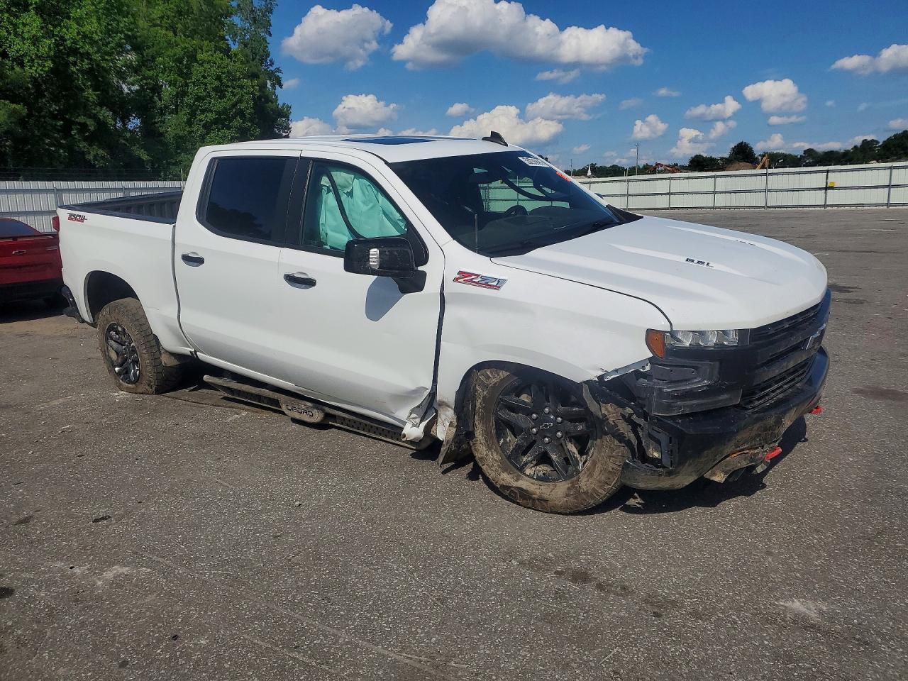 2021 Chevrolet Silverado K1500 Lt Trail Boss Белый vin: 1GCPYFEL5MZ261459
