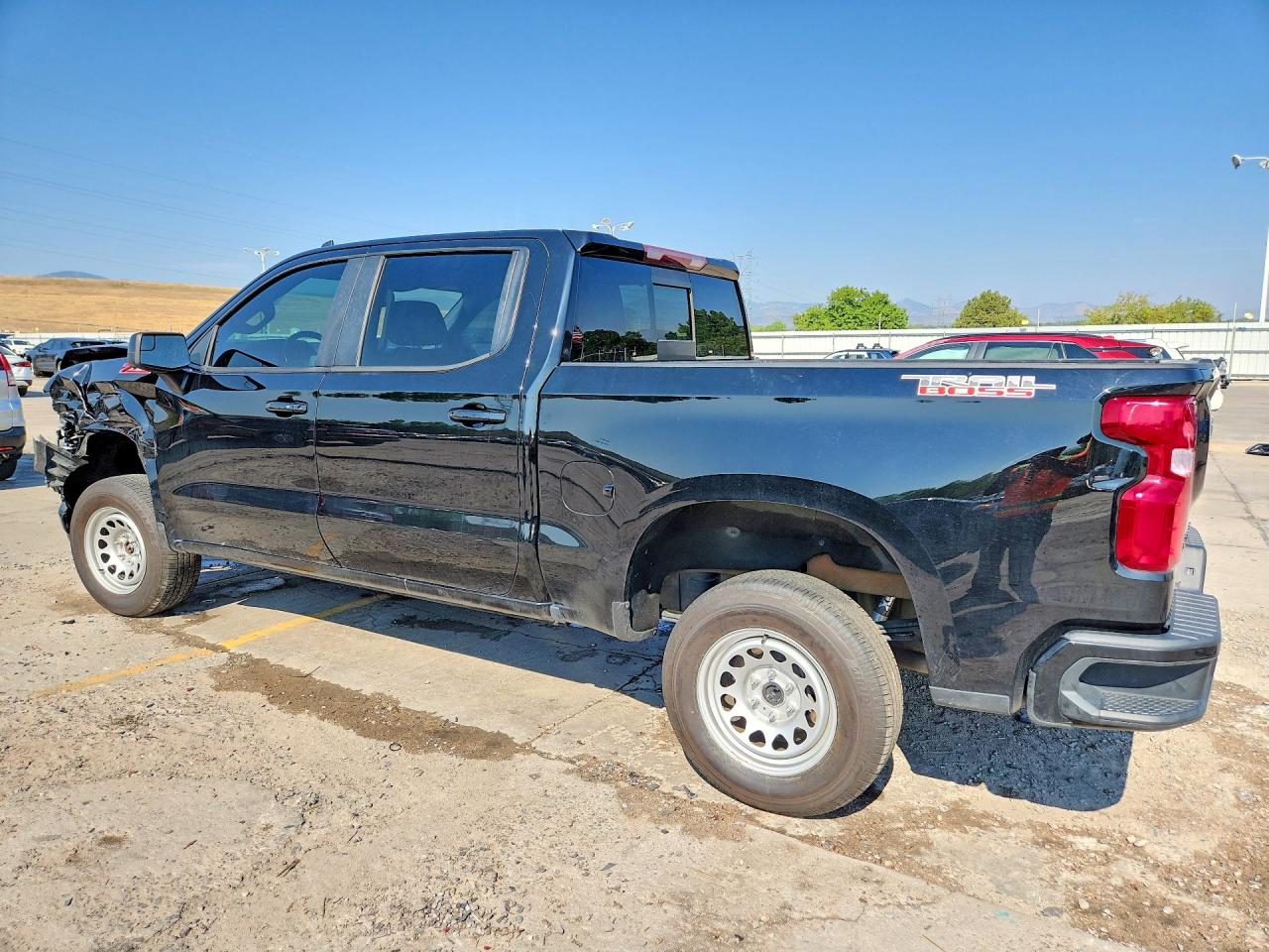 2021 Chevrolet Silverado K1500 Lt Trail Boss Черный vin: 1GCPYFEL7MZ371820