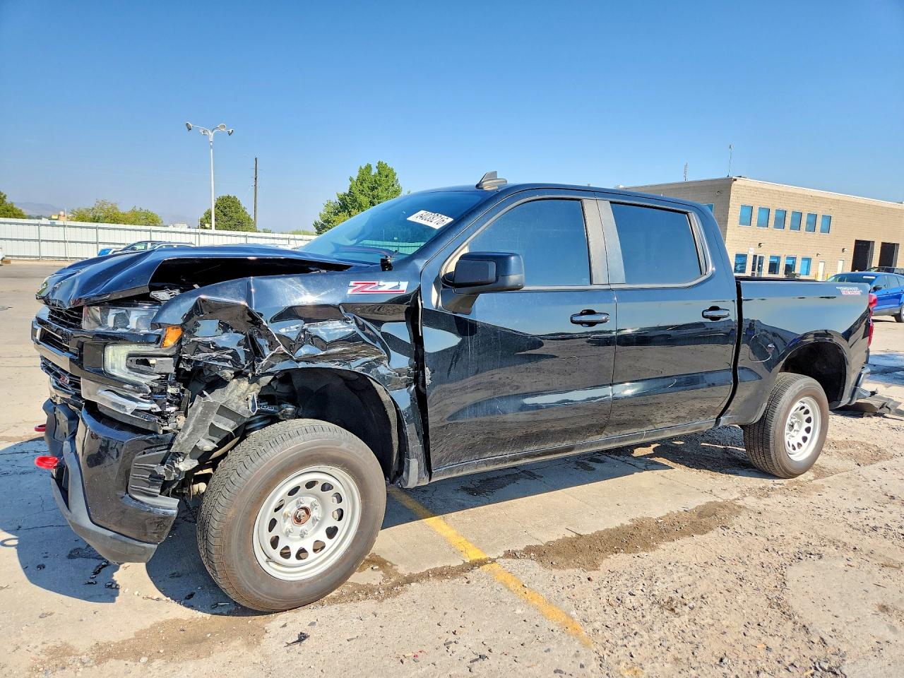 2021 Chevrolet Silverado K1500 Lt Trail Boss Черный vin: 1GCPYFEL7MZ371820