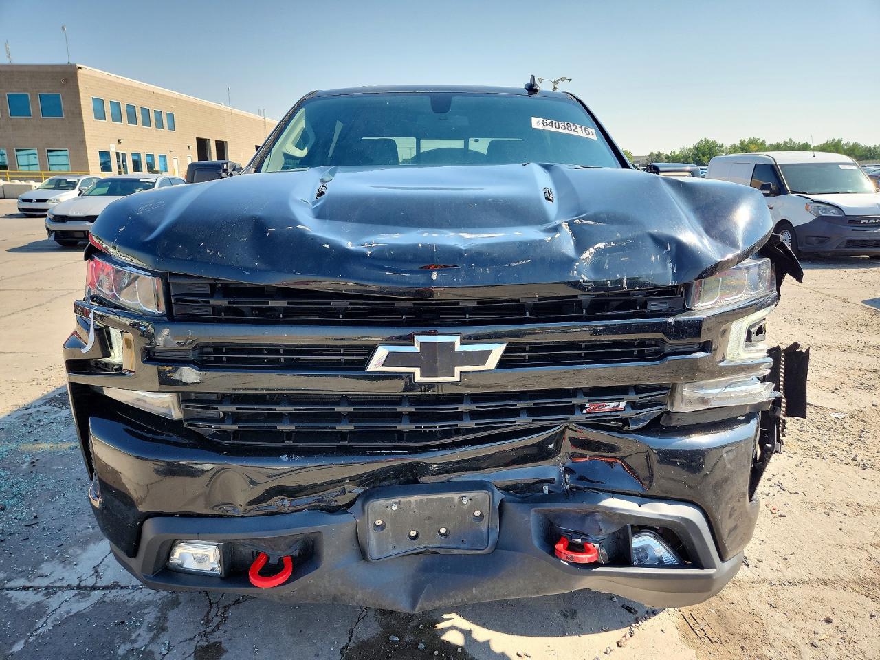 2021 Chevrolet Silverado K1500 Lt Trail Boss Черный vin: 1GCPYFEL7MZ371820