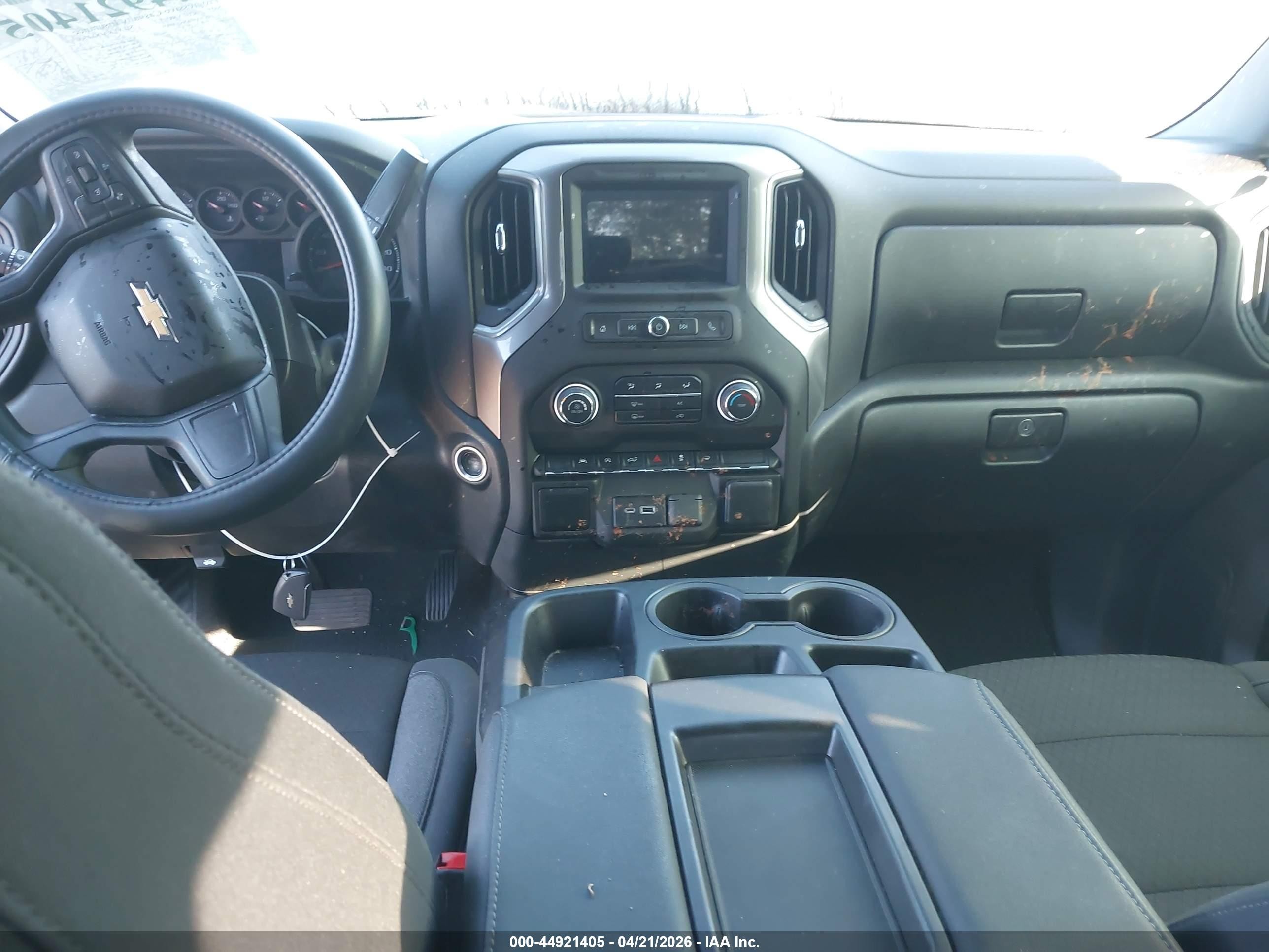 2025 Chevrolet Silverado 1500 2wd  Standard Bed Custom Черный vin: 1GCRABEK9SZ189126