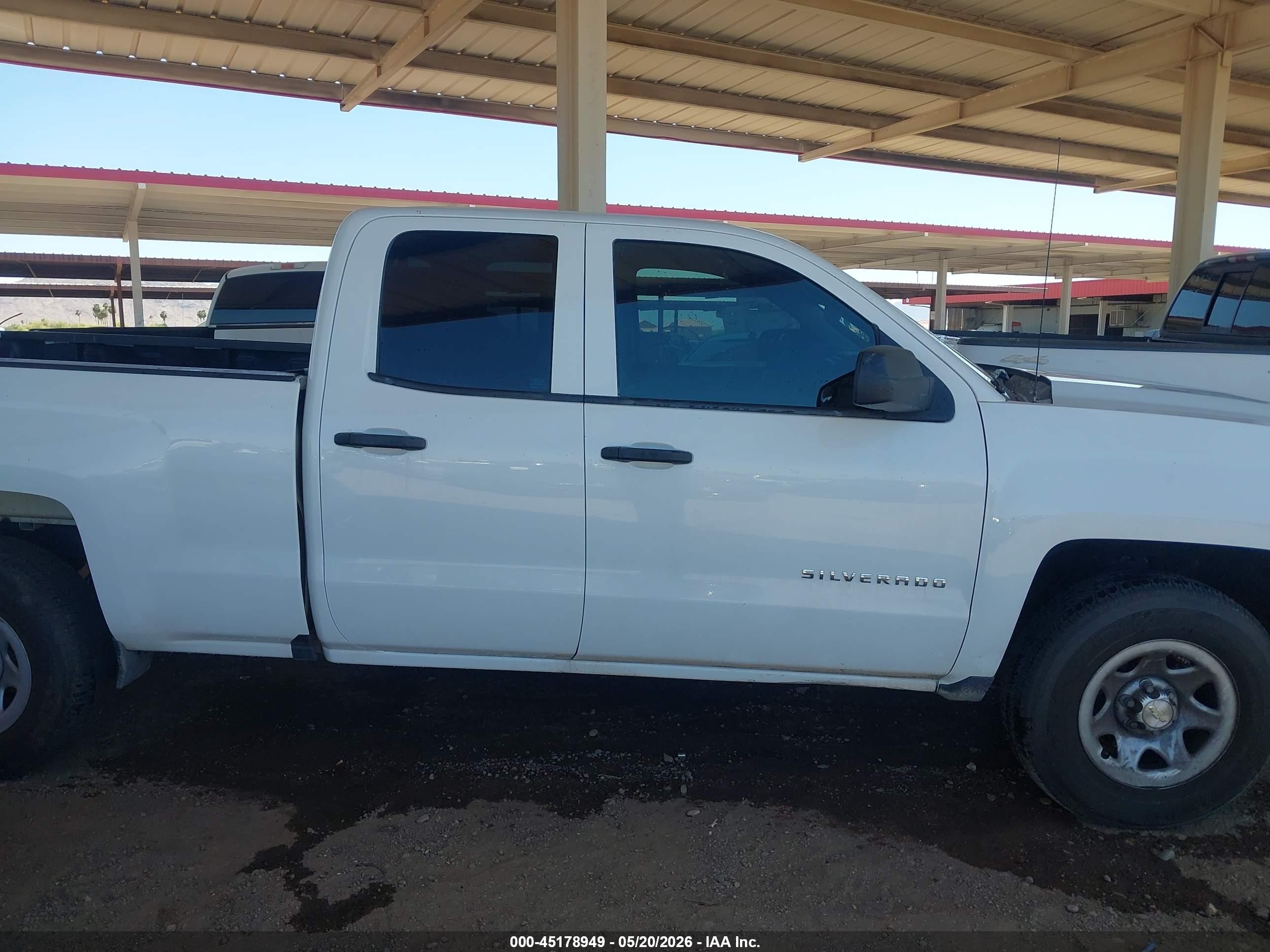 2017 Chevrolet Silverado 1500 Wt White vin: 1GCRCNEC0HZ188878