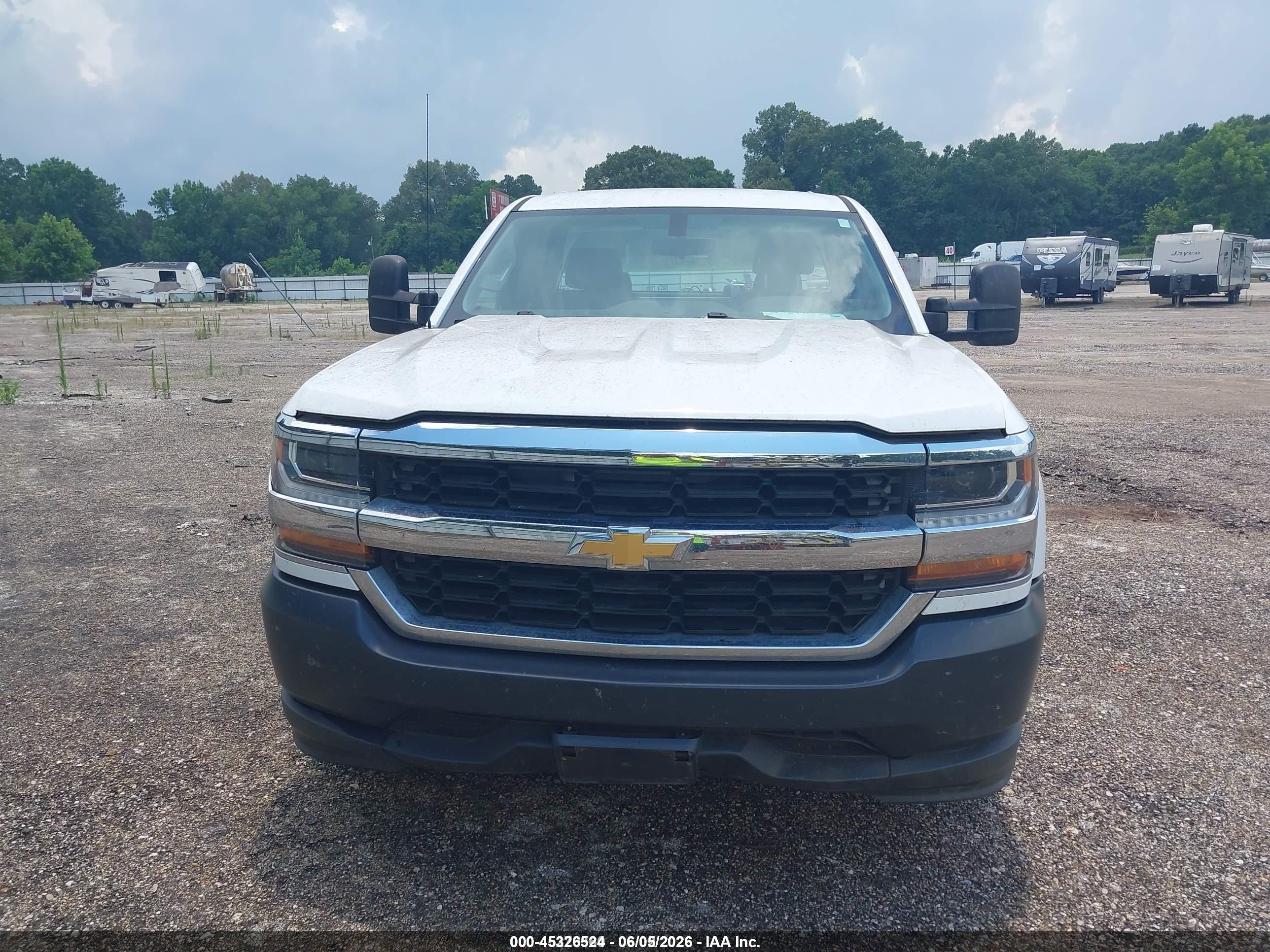 2017 Chevrolet Silverado 1500 Wt White vin: 1GCRCNEC3HZ155566