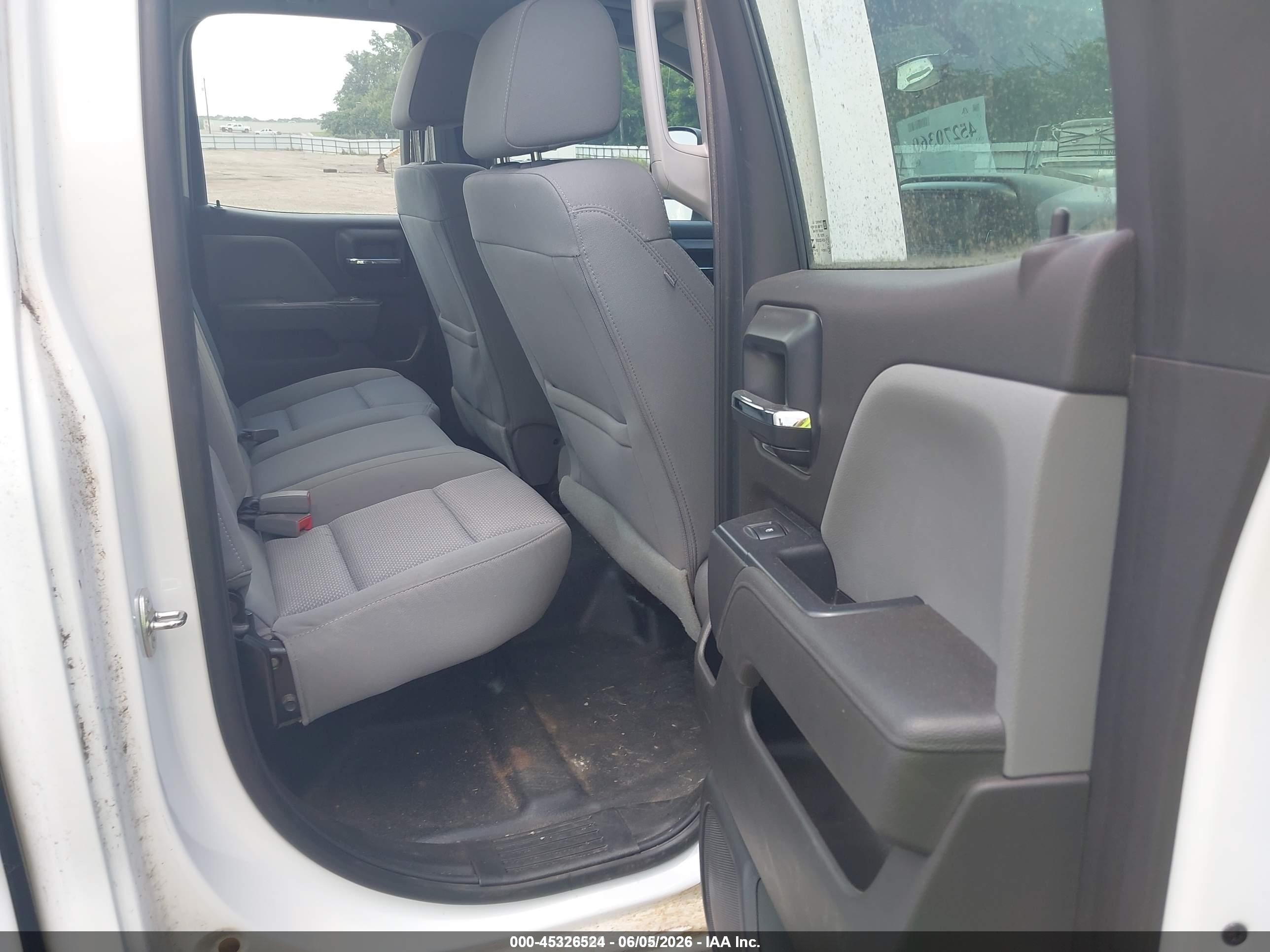 2017 Chevrolet Silverado 1500 Wt White vin: 1GCRCNEC3HZ155566