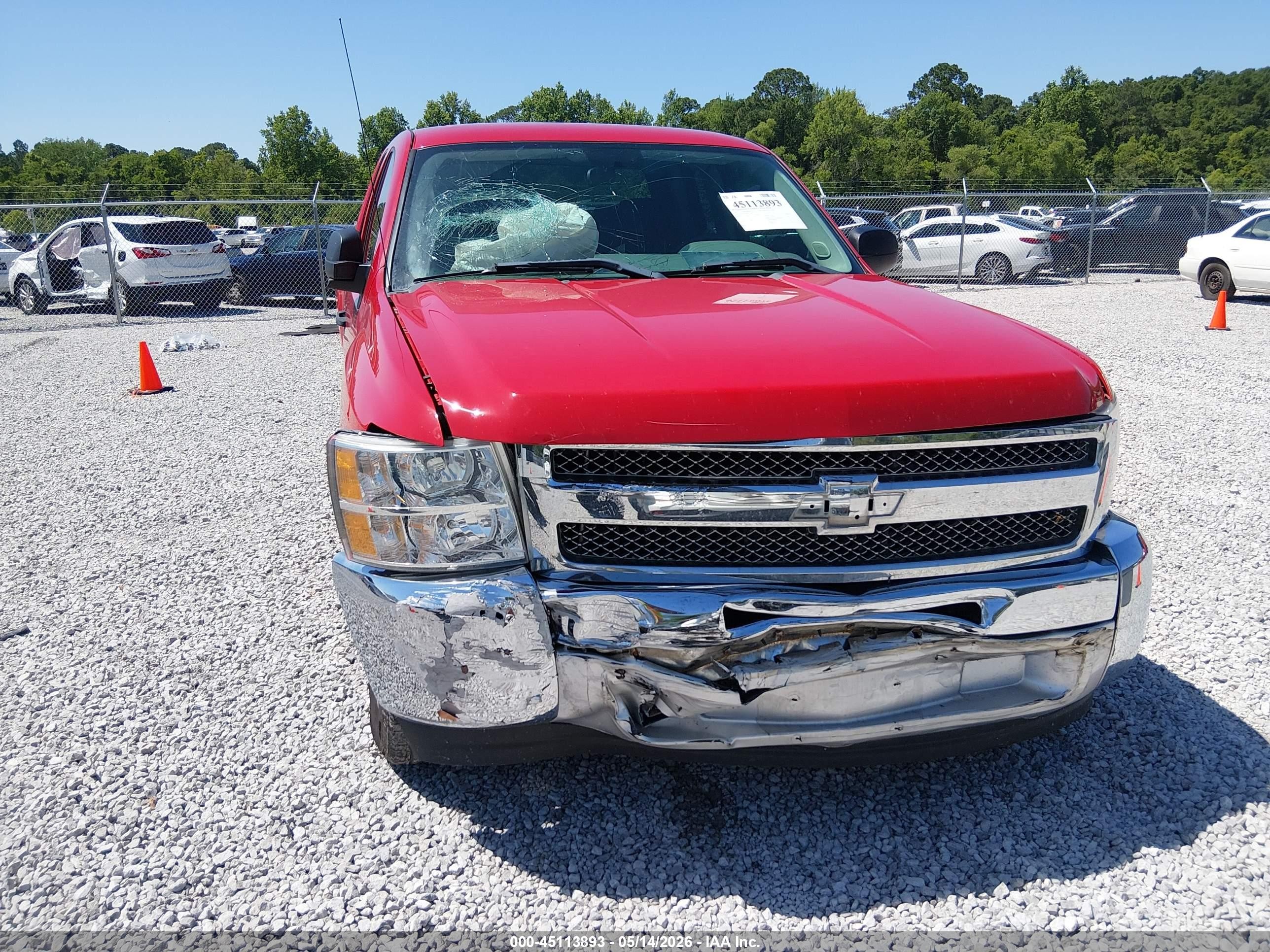2013 Chevrolet Silverado 1500 Work Truck Red vin: 1GCRCPE05DZ390921