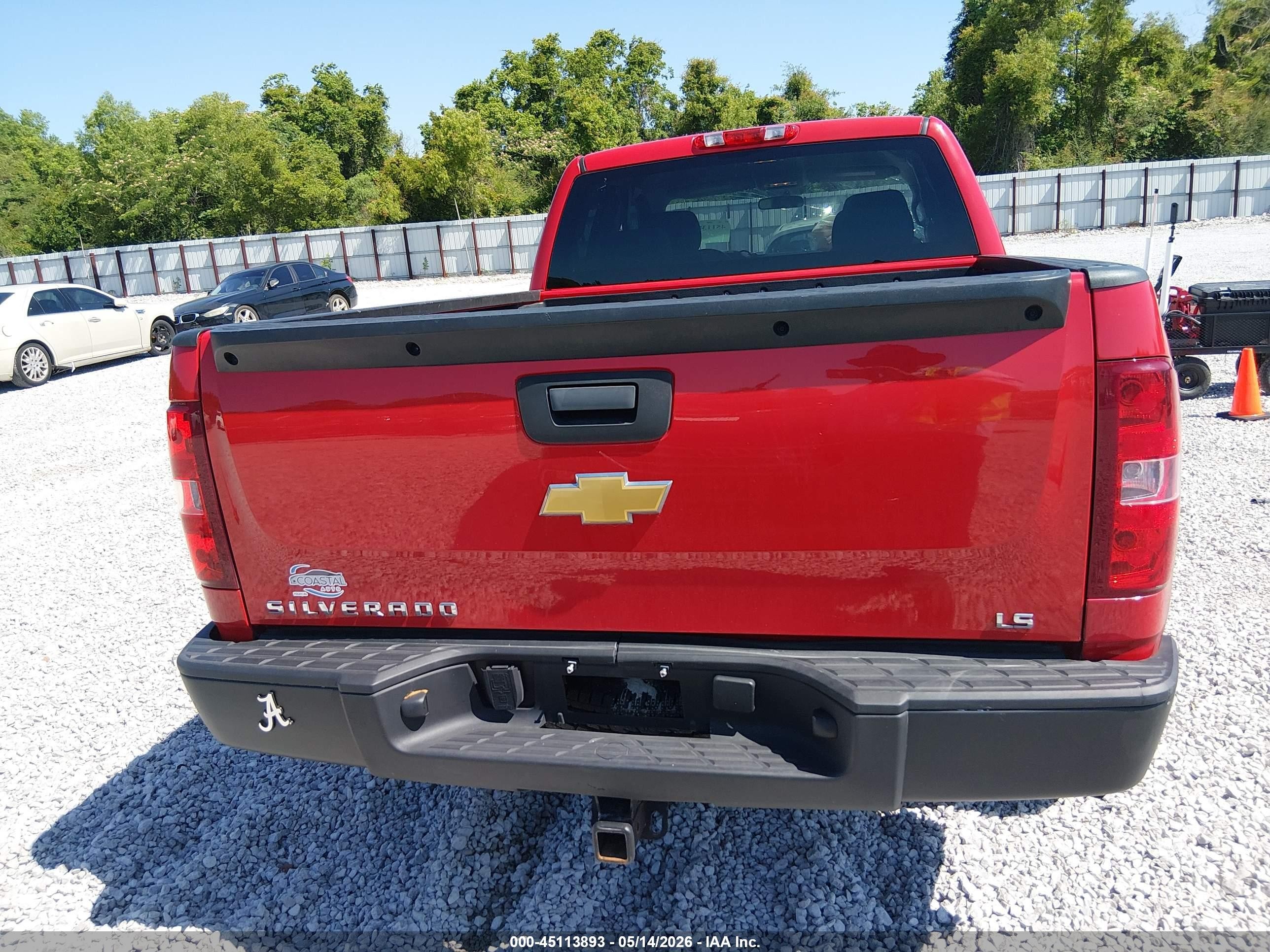 2013 Chevrolet Silverado 1500 Work Truck Red vin: 1GCRCPE05DZ390921
