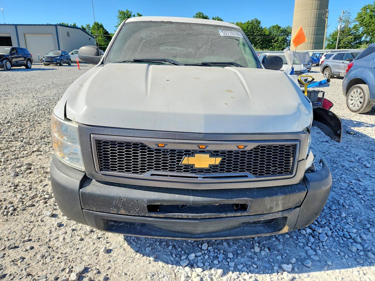 2013 Chevrolet Silverado C1500 White vin: 1GCRCPE06DZ229543