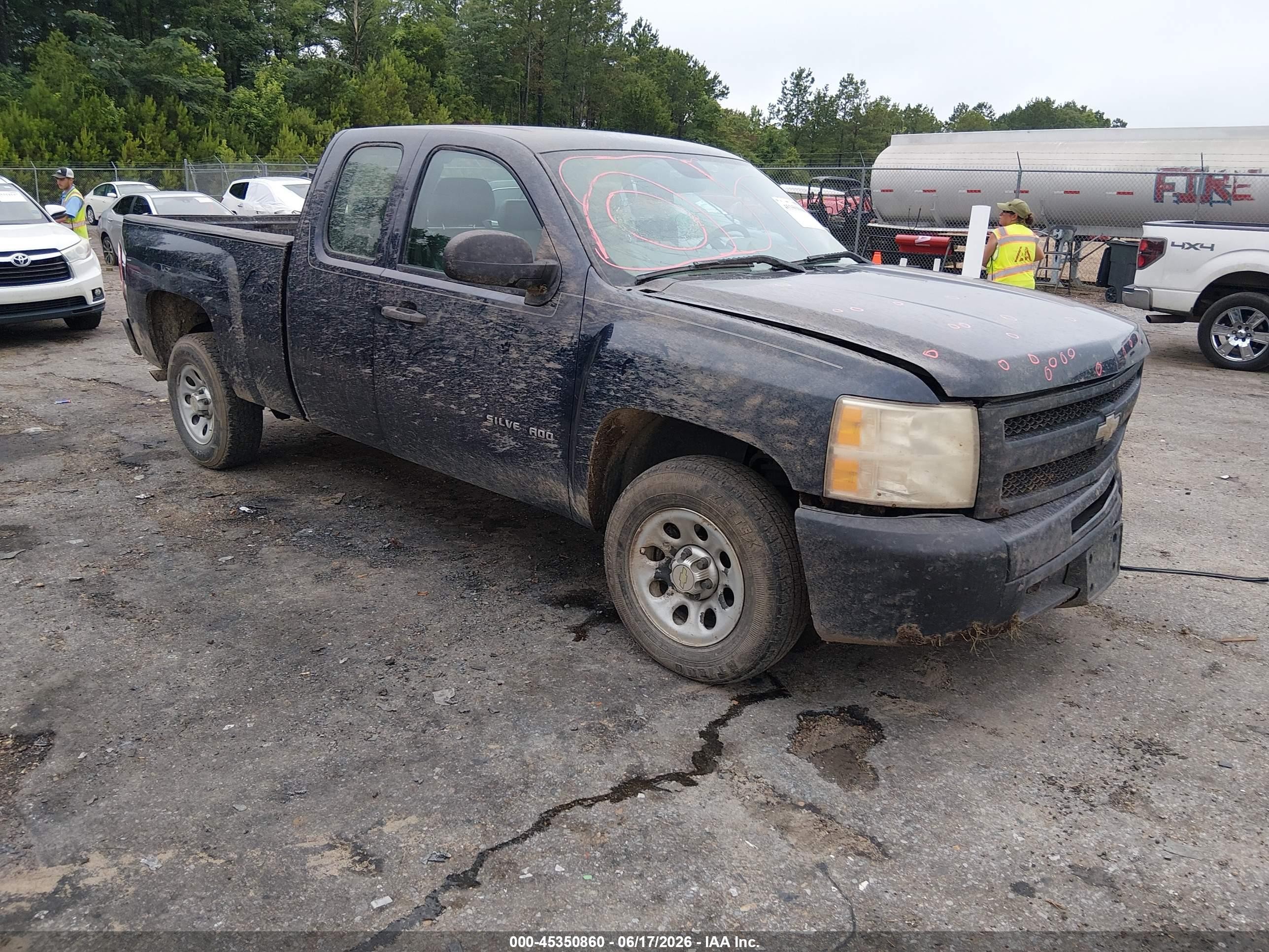 2011 Chevrolet Silverado 1500 Work Truck Blue vin: 1GCRCPE07BZ322648