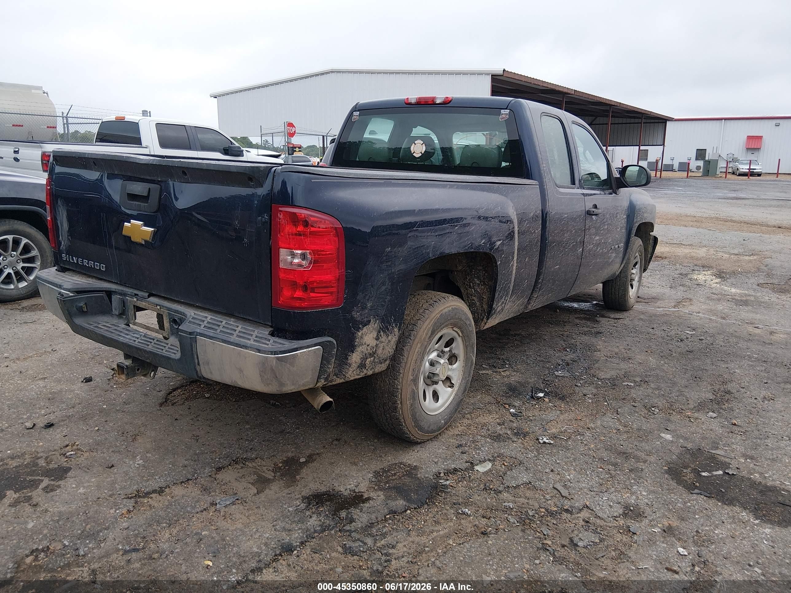 2011 Chevrolet Silverado 1500 Work Truck Синий vin: 1GCRCPE07BZ322648