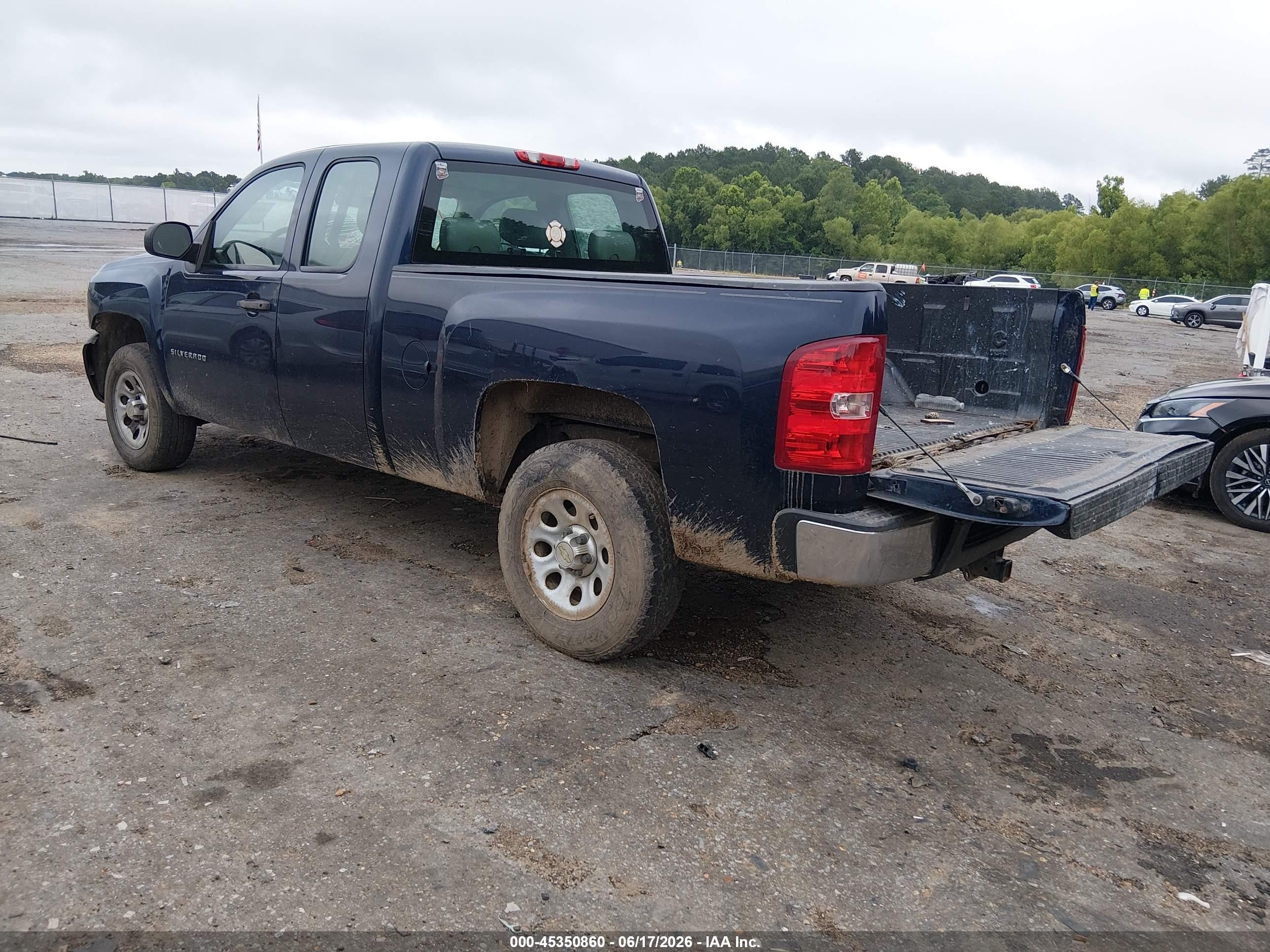 2011 Chevrolet Silverado 1500 Work Truck Синий vin: 1GCRCPE07BZ322648
