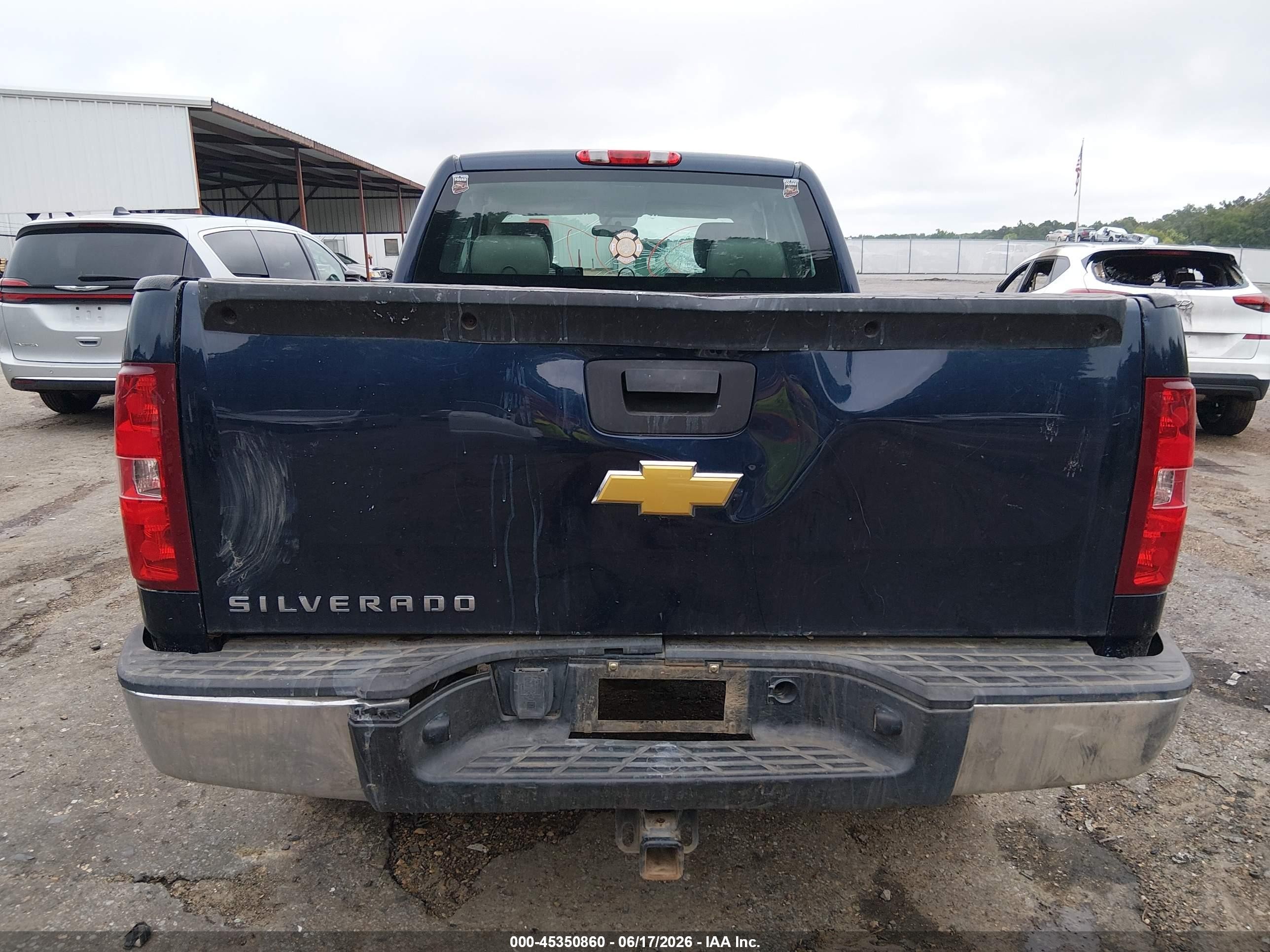 2011 Chevrolet Silverado 1500 Work Truck Синий vin: 1GCRCPE07BZ322648