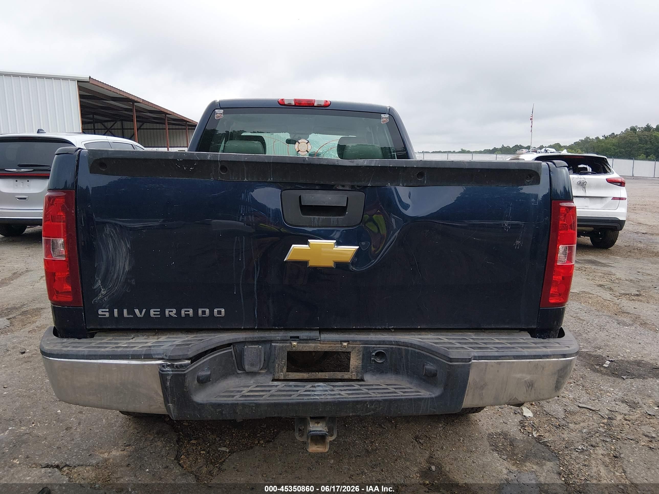 2011 Chevrolet Silverado 1500 Work Truck Синий vin: 1GCRCPE07BZ322648