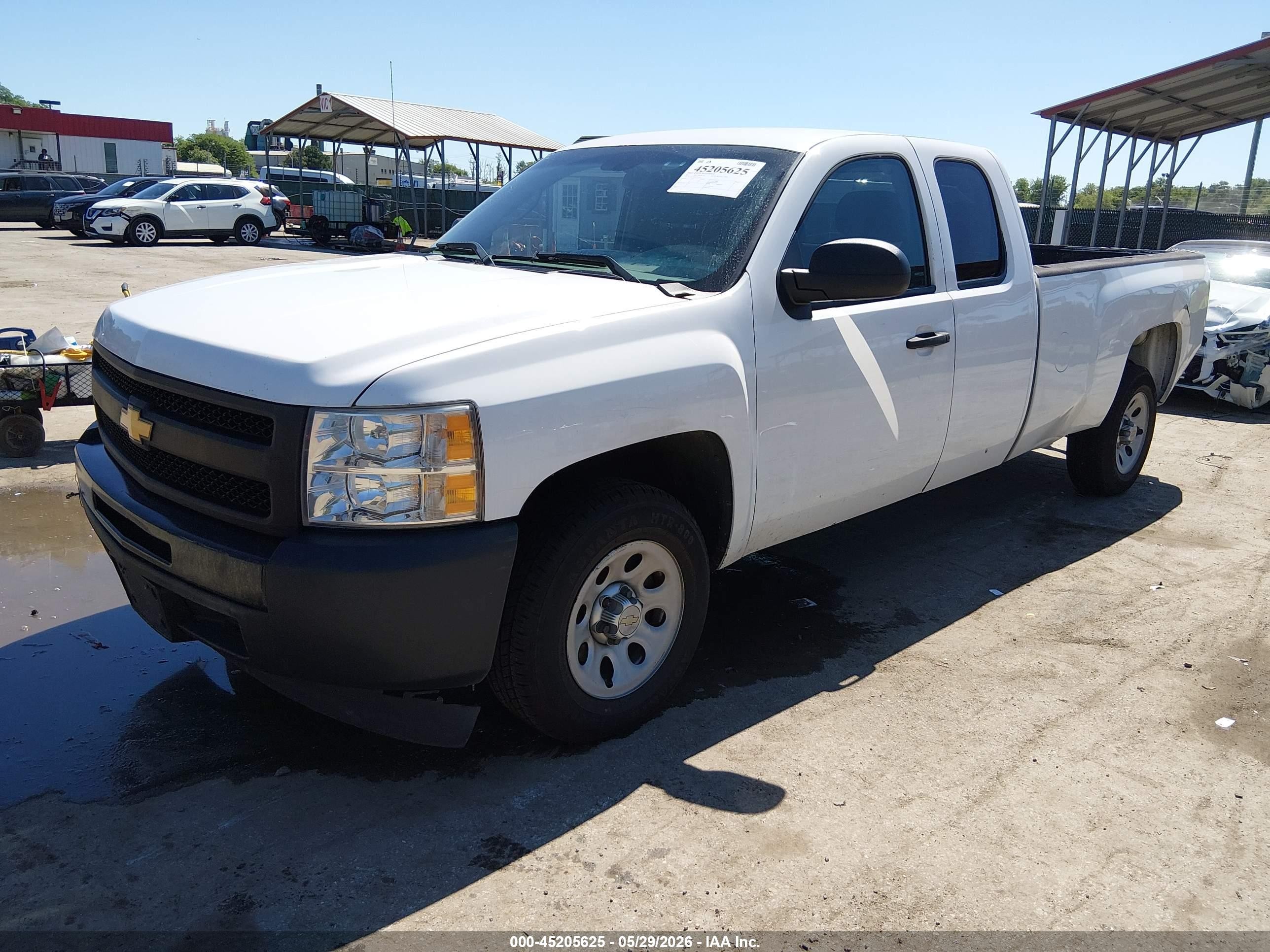 2012 Chevrolet Silverado 1500 Work Truck White vin: 1GCRCPE08CZ343025