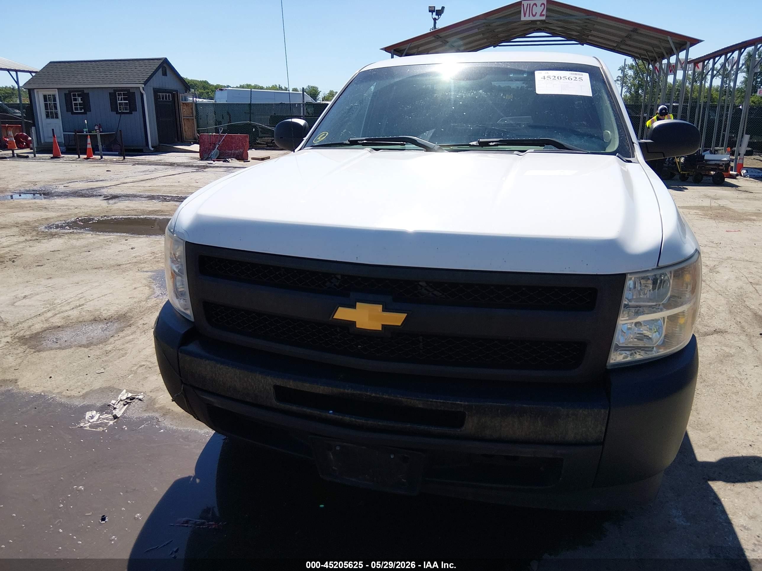 2012 Chevrolet Silverado 1500 Work Truck White vin: 1GCRCPE08CZ343025