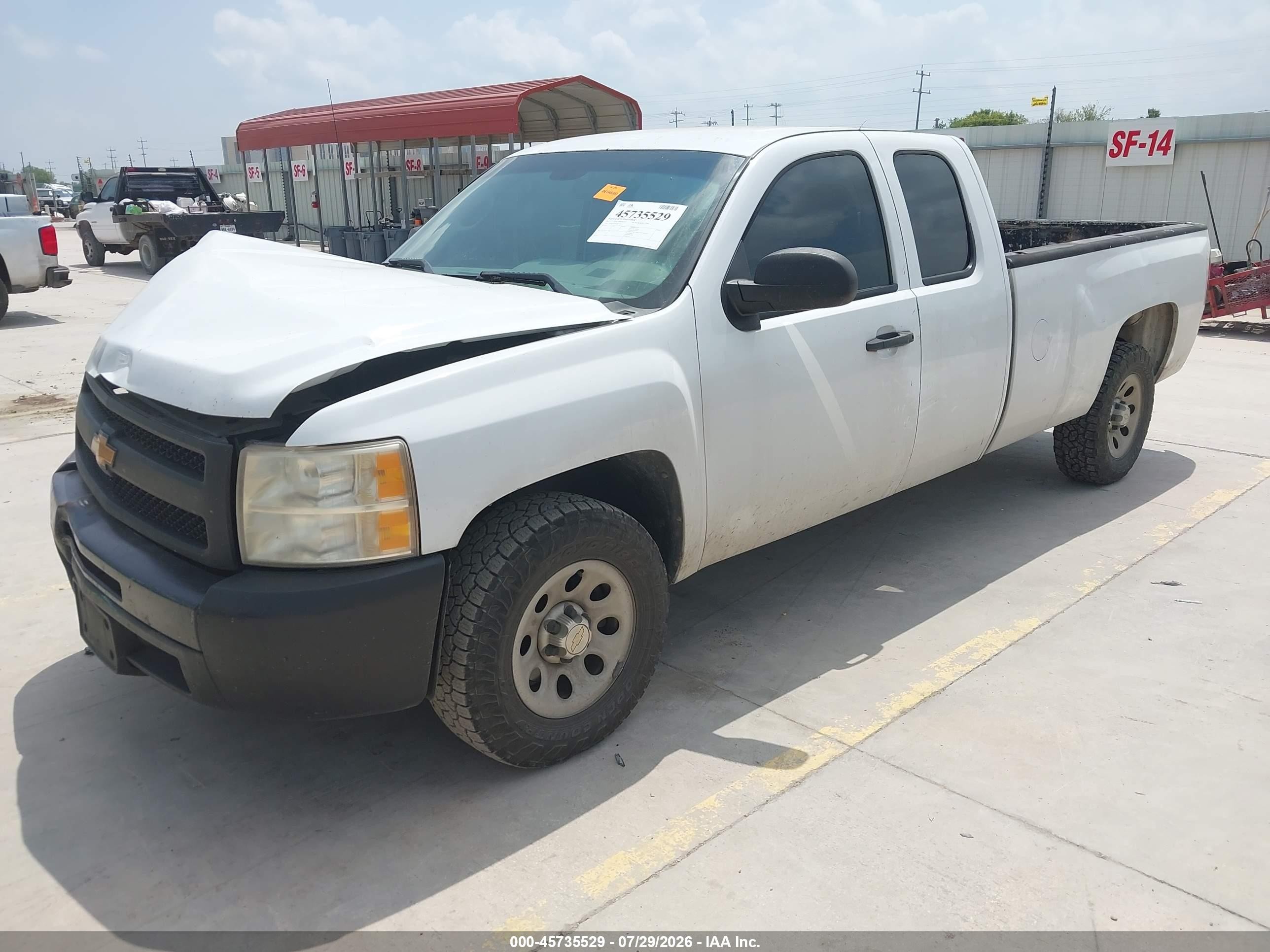 2013 Chevrolet Silverado 1500 Work Truck Белый vin: 1GCRCPE08DZ328753